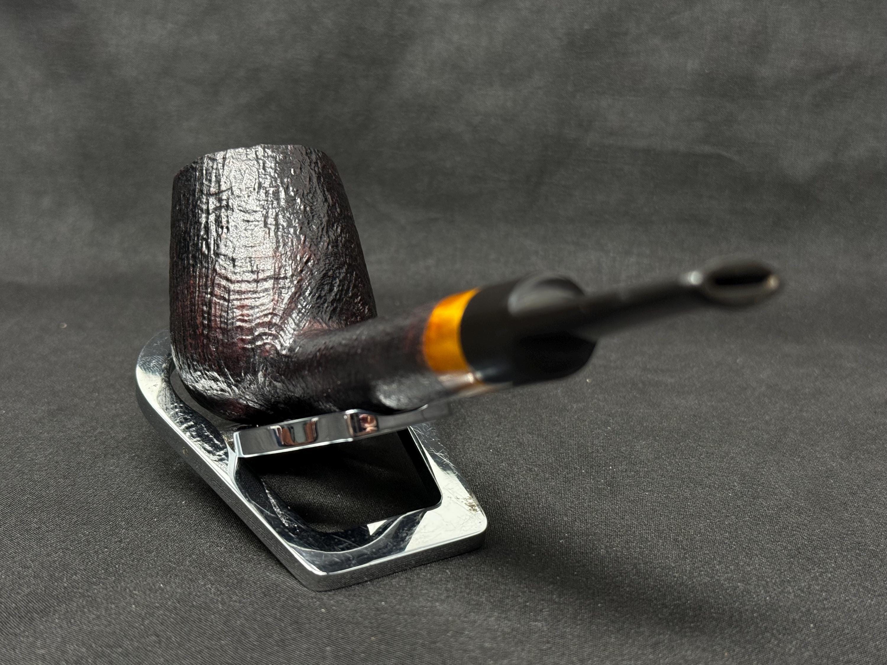 Collector's Offering: Kirsch Freehand Category A Billard (Nr. 10) — A Dark Sandblast German Gem.SKU-176 7