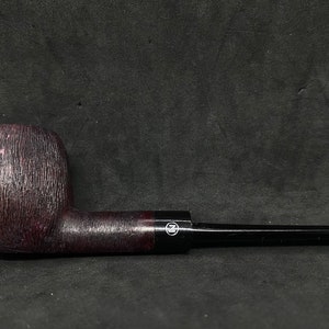 Italian Estate Zenith (83) Italian Briar Stock 1955 Brush finish Straight Billiard Pipe Unsmoked(SKU #081)