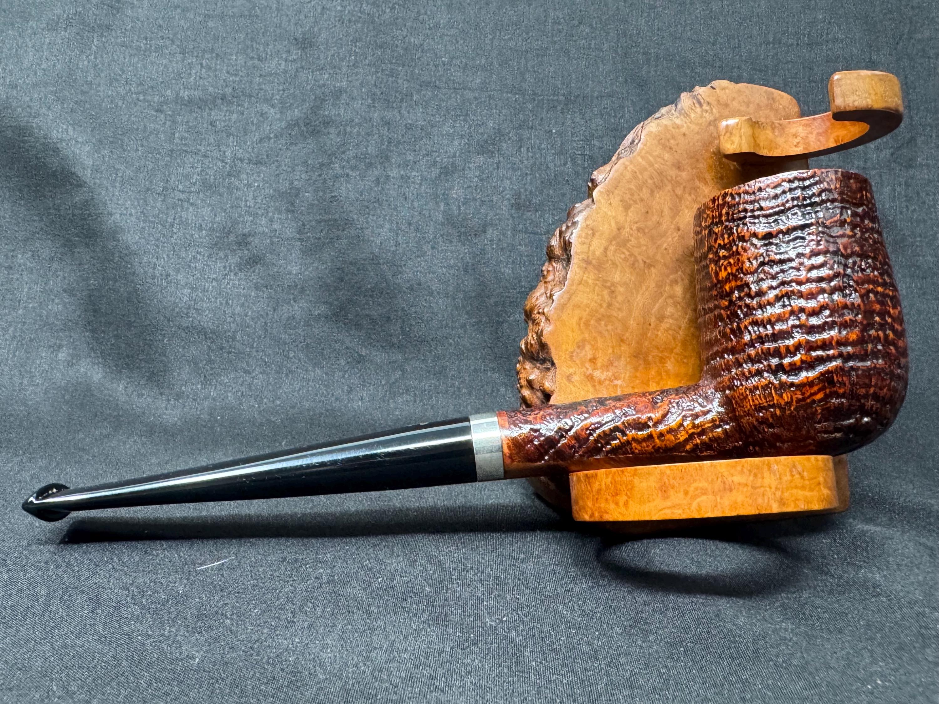 Ser Jacopo S2 Per Aspera Ad Astra Sandblast Billiard 7in Silver Acrylic 2