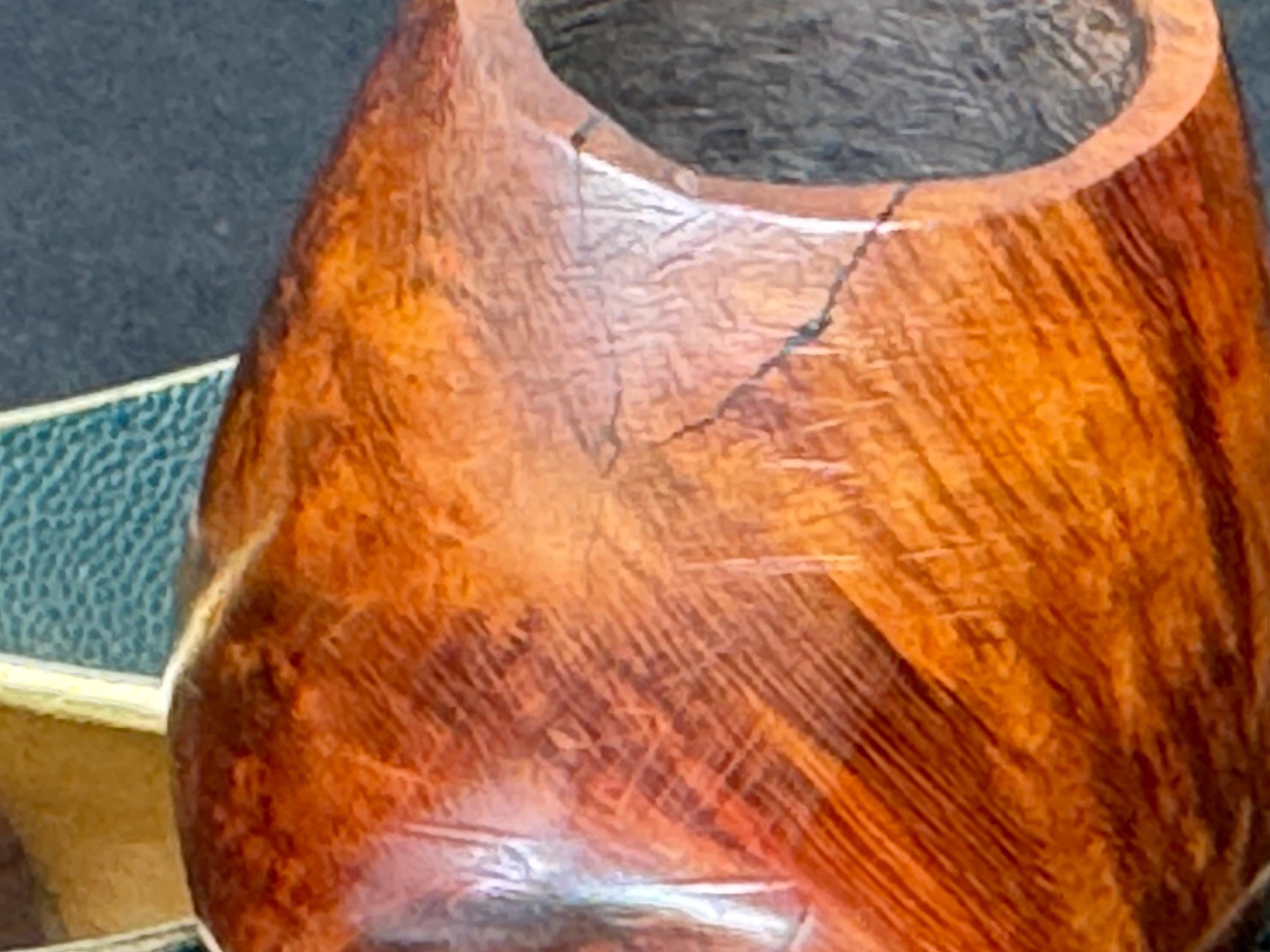 Erik Nordings 08 Smooth Brandy Pot - Danish Estate Pipe, Vertical Grain 6