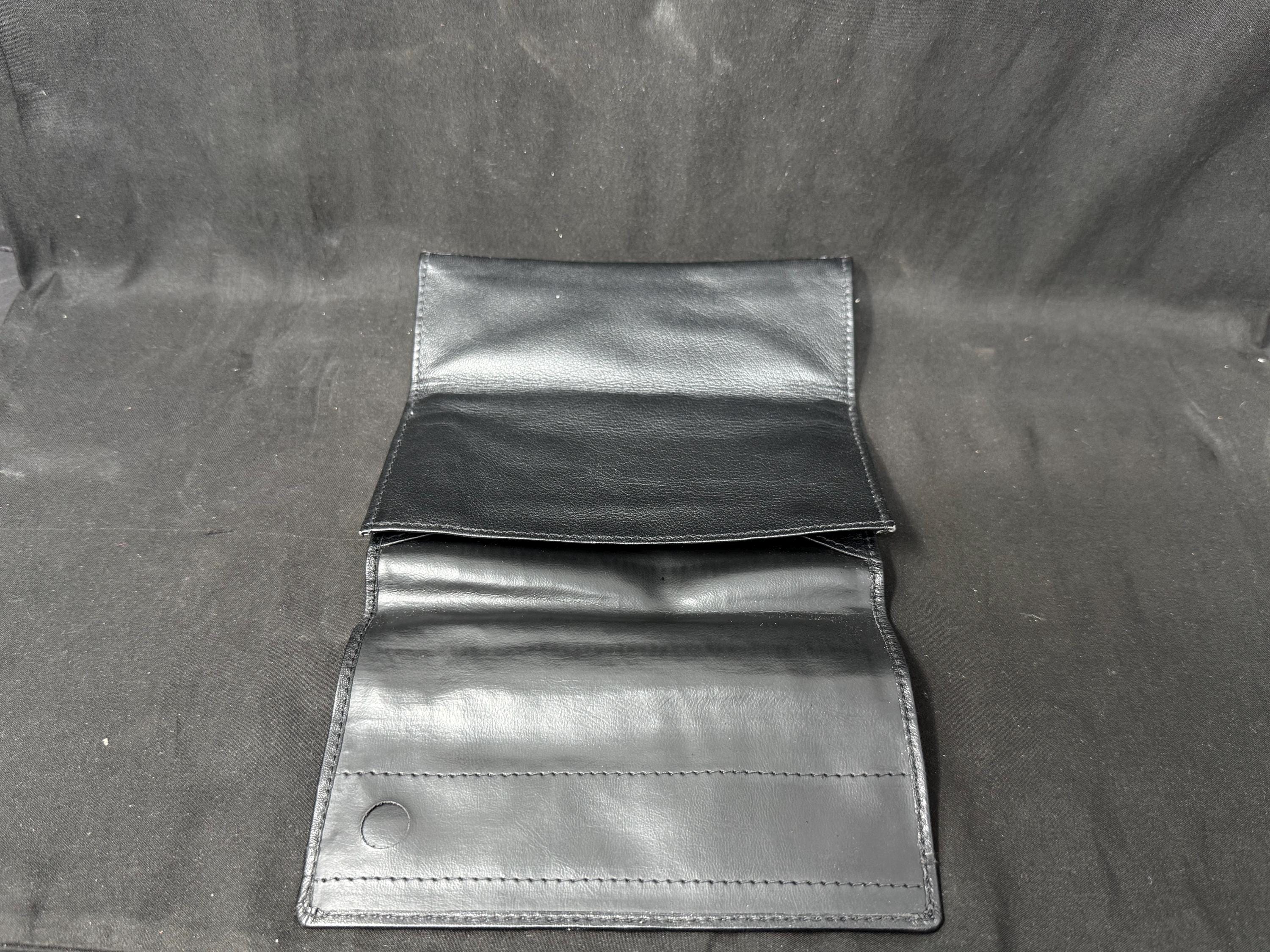 German Leather Tri-Fold Tobacco & Tool Roll | Vintage Travel Organizer | Estate Tobacconist 7