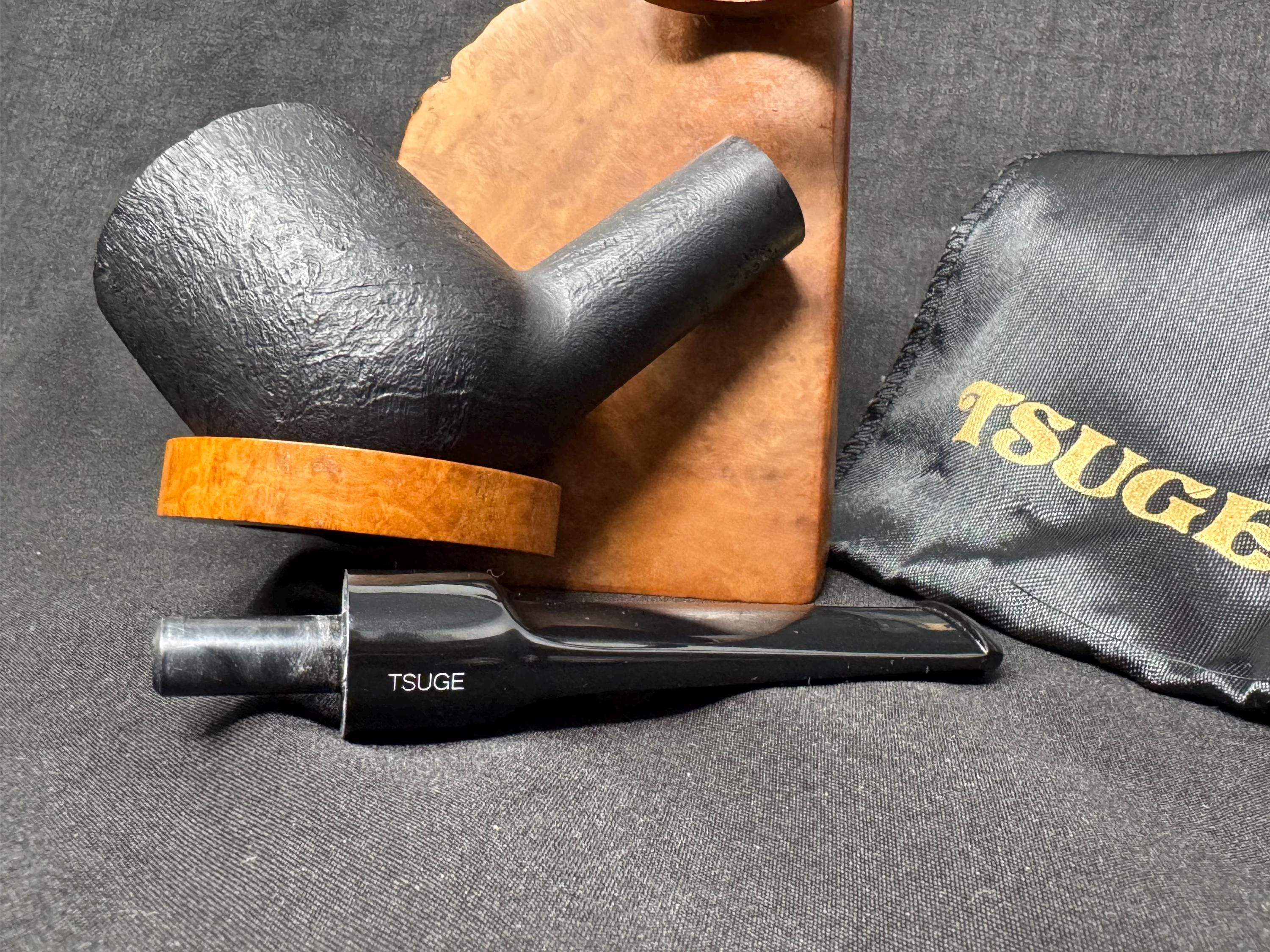 Tsuge "The Tasting" (Series 23) Billiard | Mint Pre-Smoked Condition | Tapered Acrylic Stem | No Filter.SKU-180 7