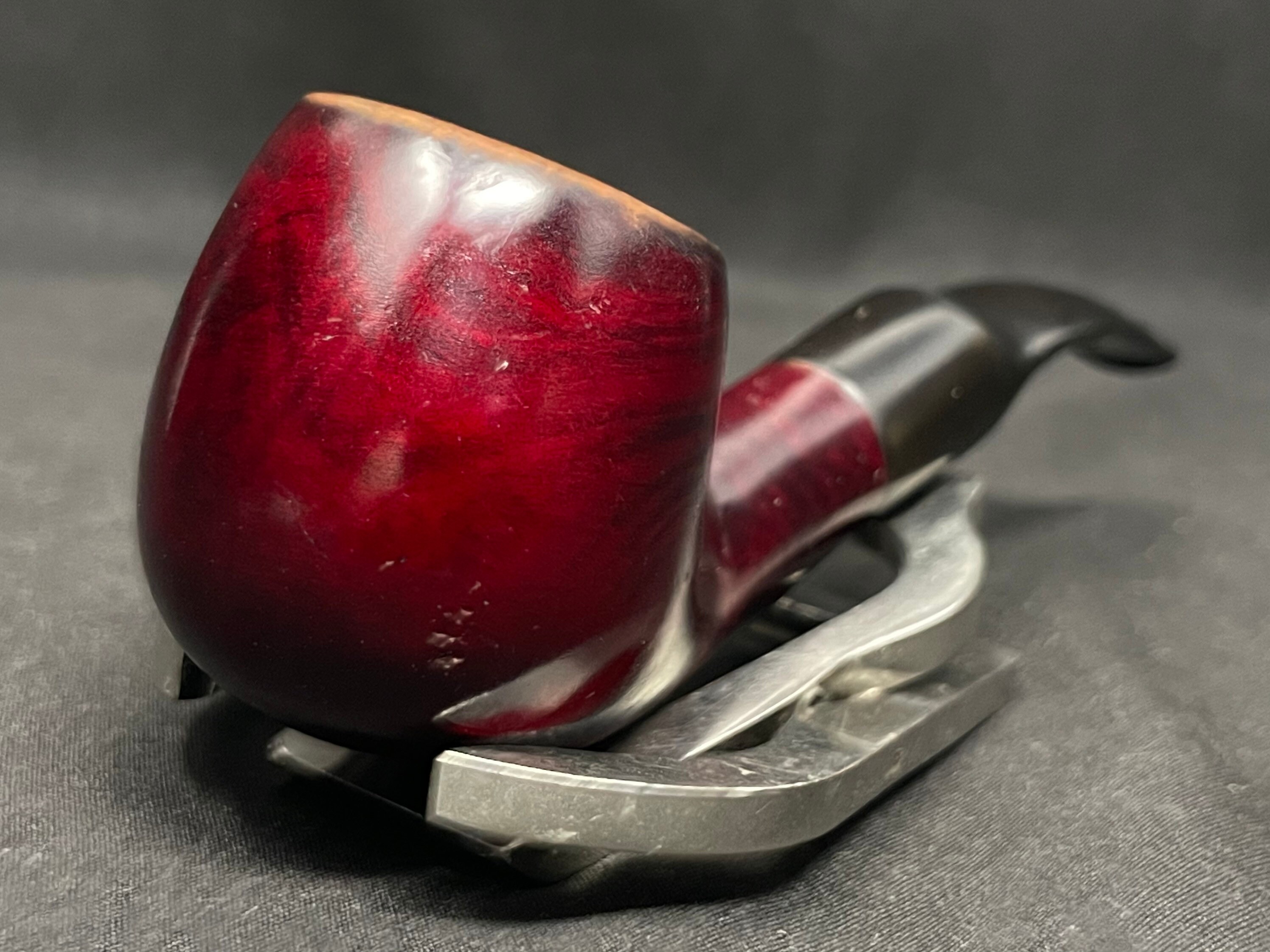Costa Smeralda Smooth Bent Pot Estate Pipe - 9mm Filter - SKU-011 5