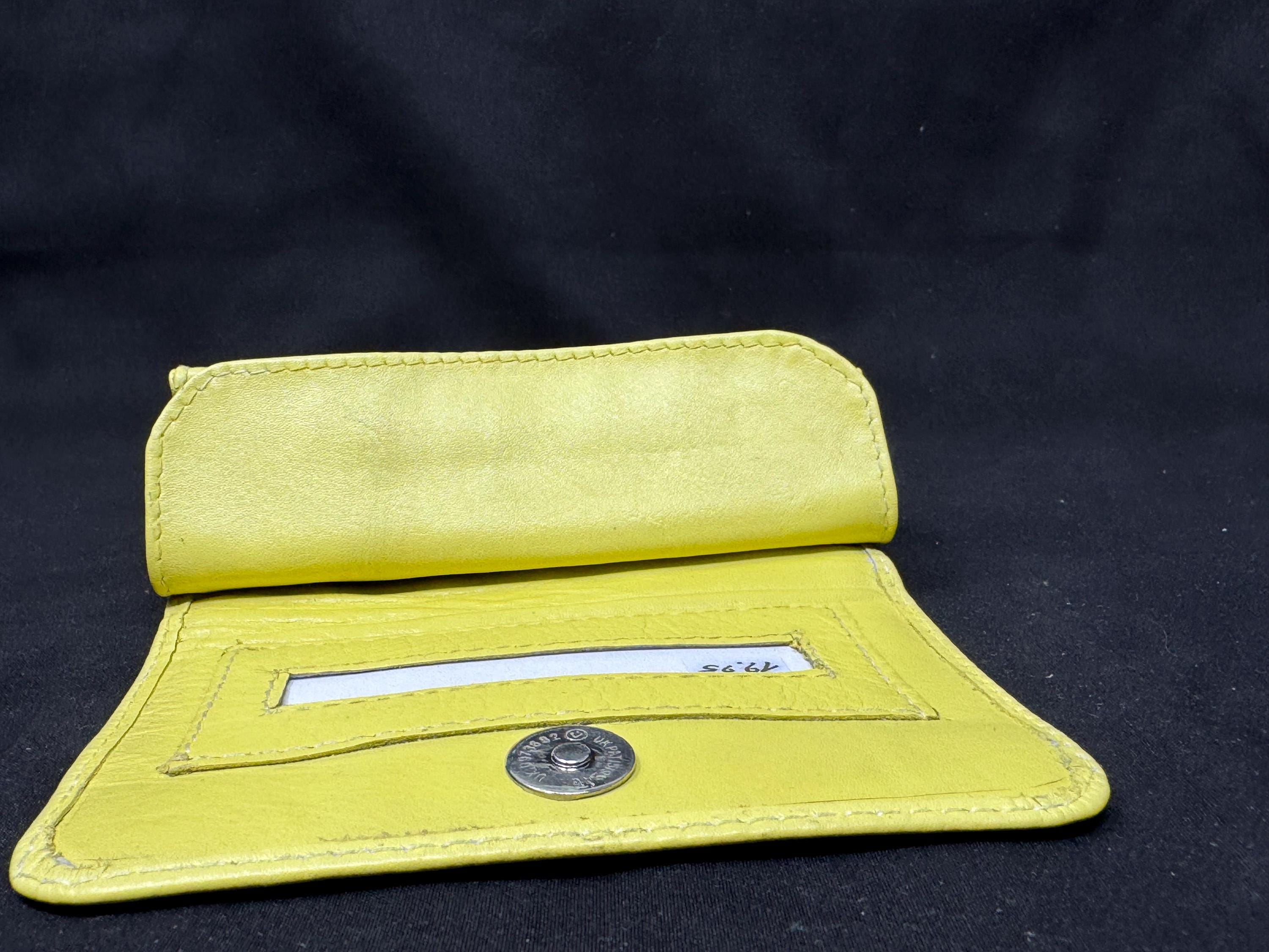 German Expandable 'Magic Box' Leather Tobacco Pouch | Medical Rubber Lined, NOS 9
