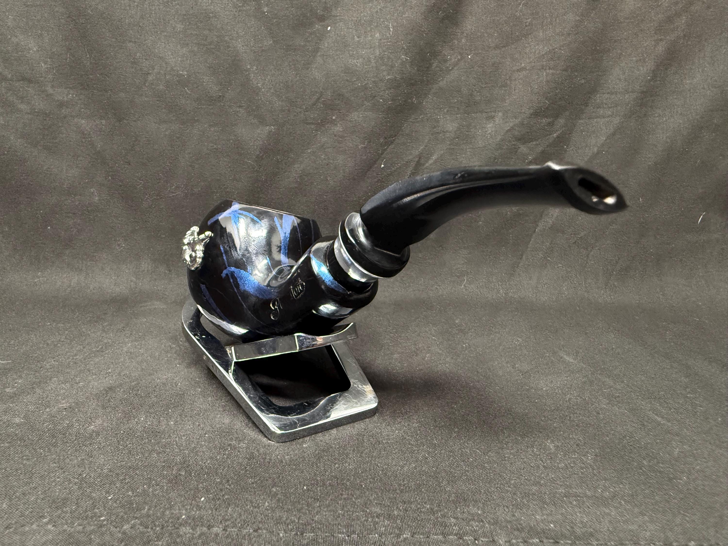 Nomenclature Passatore Owl Danish Modernist Sculpture Pipe 9mm Filter Excellent 7