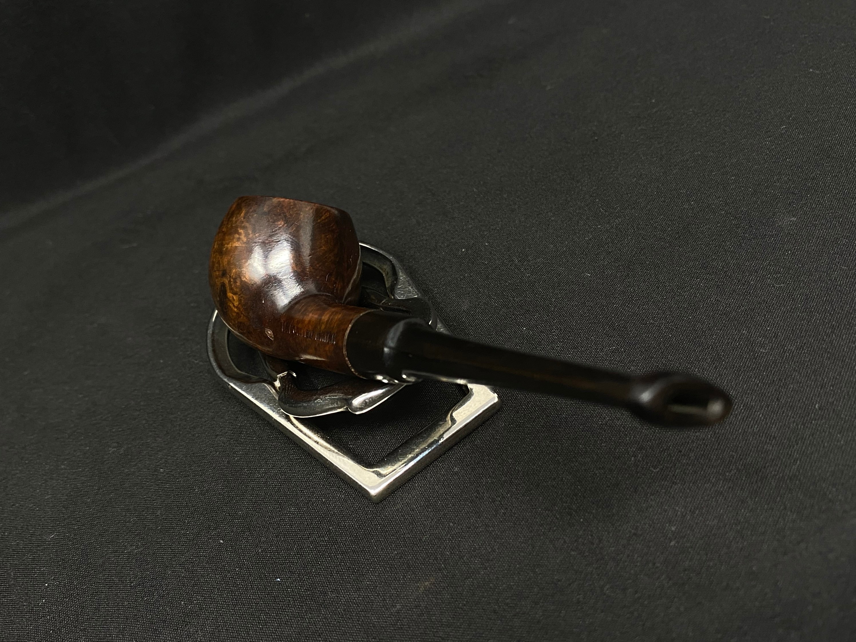 Imported Briar Smooth Straight Apple Vest Pocket Pipe 8