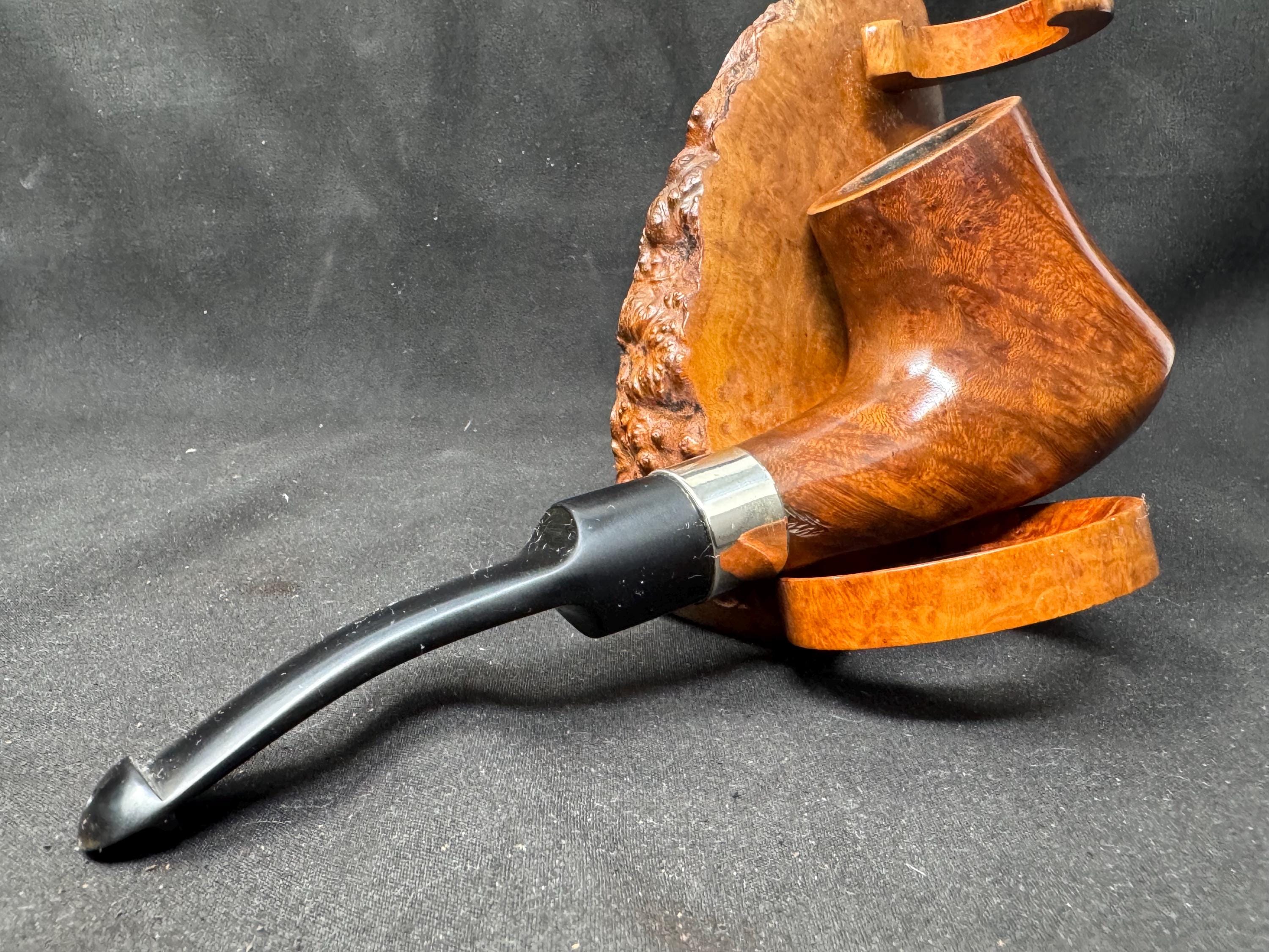 Showa Era Smooth Volcano Pipe | Chubby Shank, Saddle Stem, 9mm Filter 10