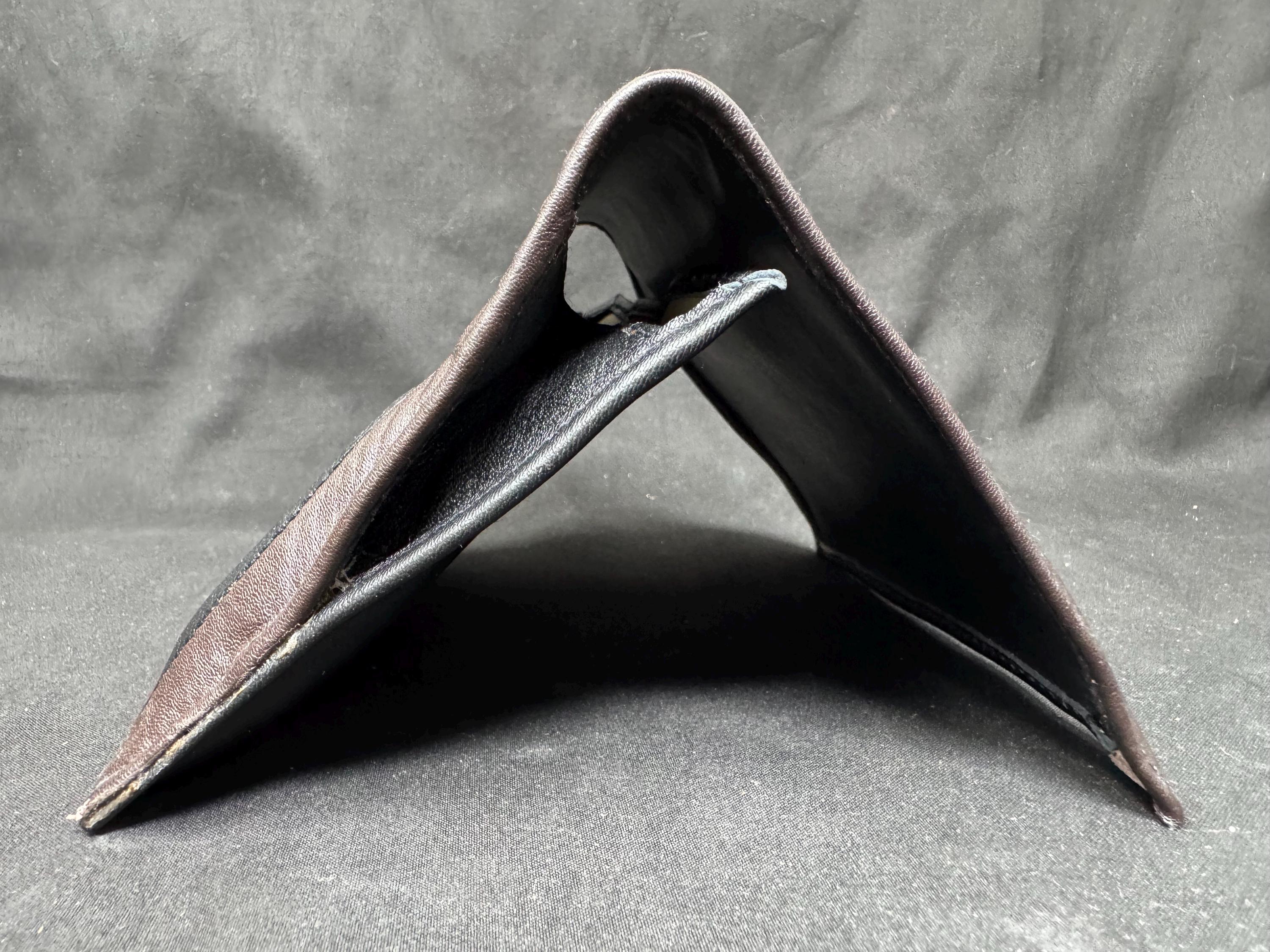 Mid-Century Genuine Leather Tobacco Caddy | Single-Pocket Stationary Cellar | 2oz+ Capacity 7