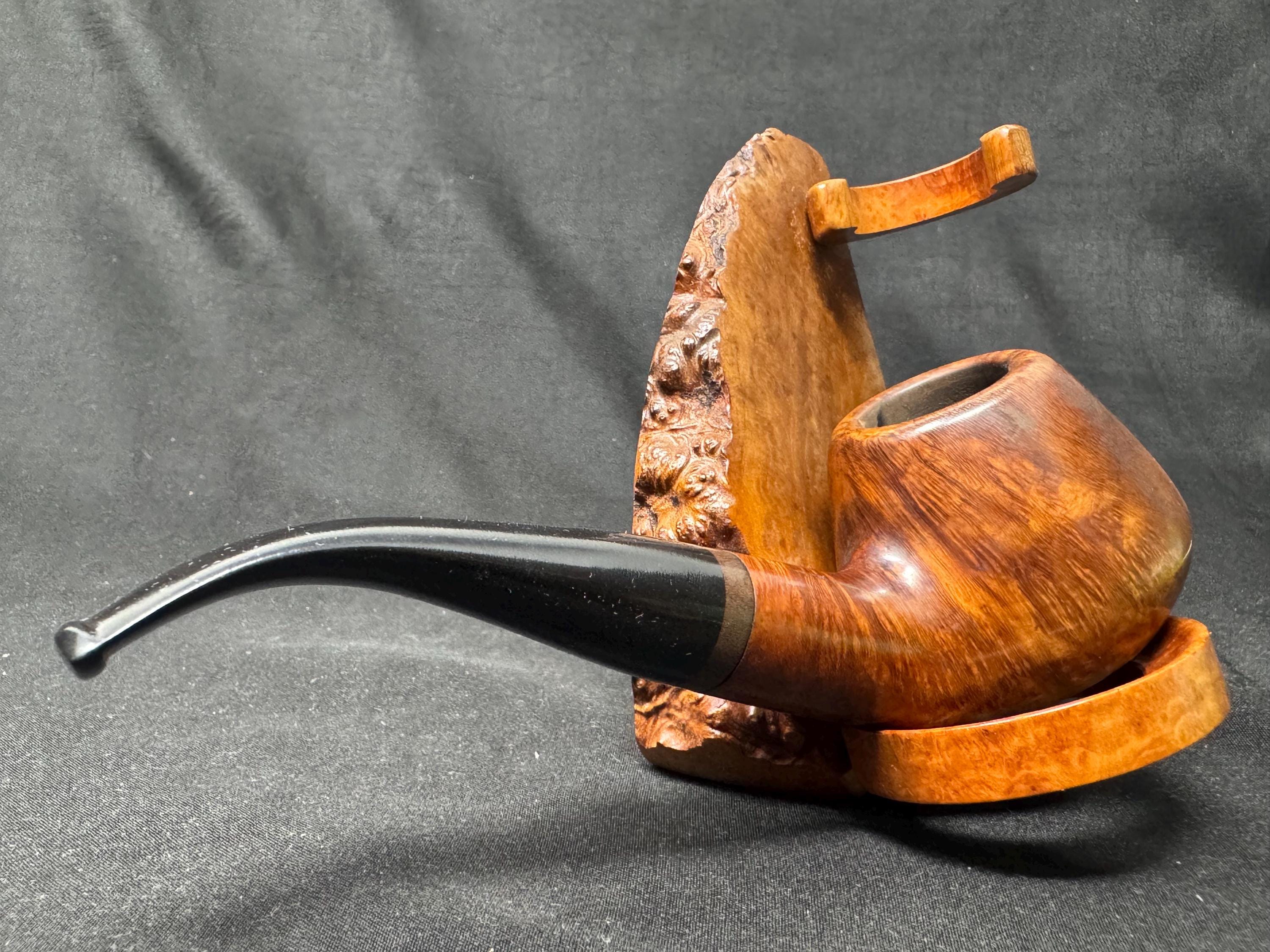 VAUEN 3239 Smooth Bent Volcano Sitter - German Museum-Grade Estate | 9mm 7