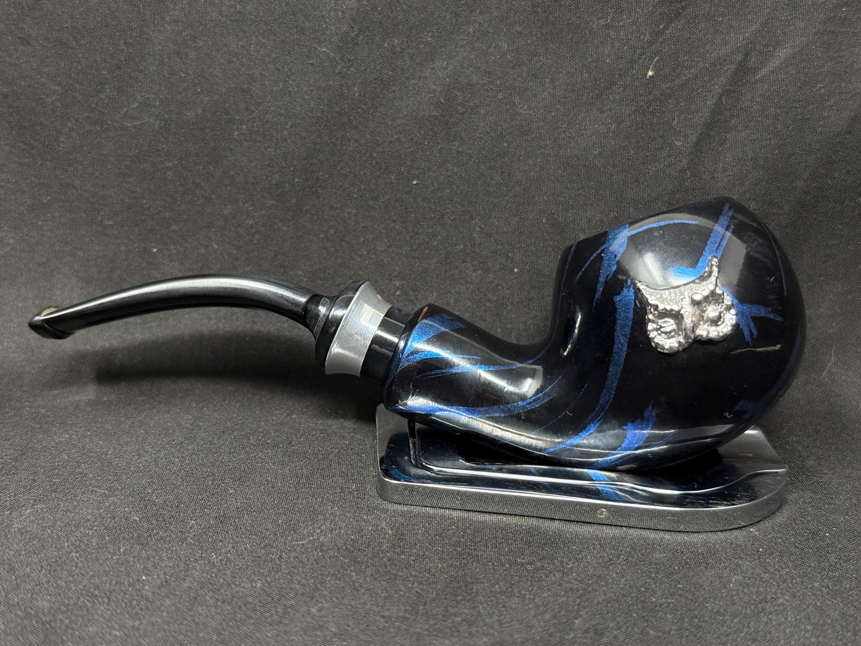 Nomenclature Passatore Owl Danish Modernist Sculpture Pipe 9mm Filter Excellent 2