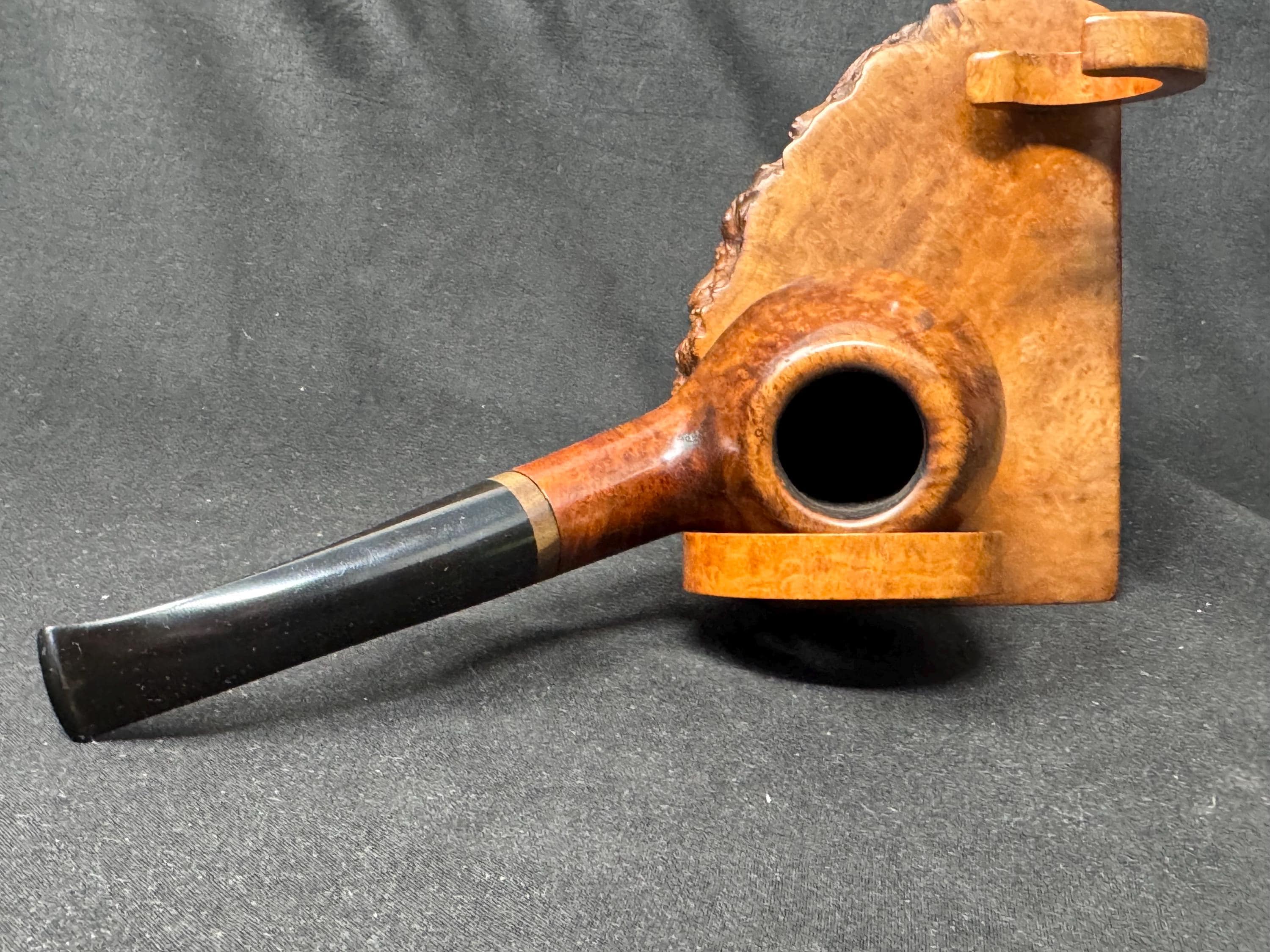 VAUEN 3239 Smooth Bent Volcano Sitter - German Museum-Grade Estate | 9mm 3