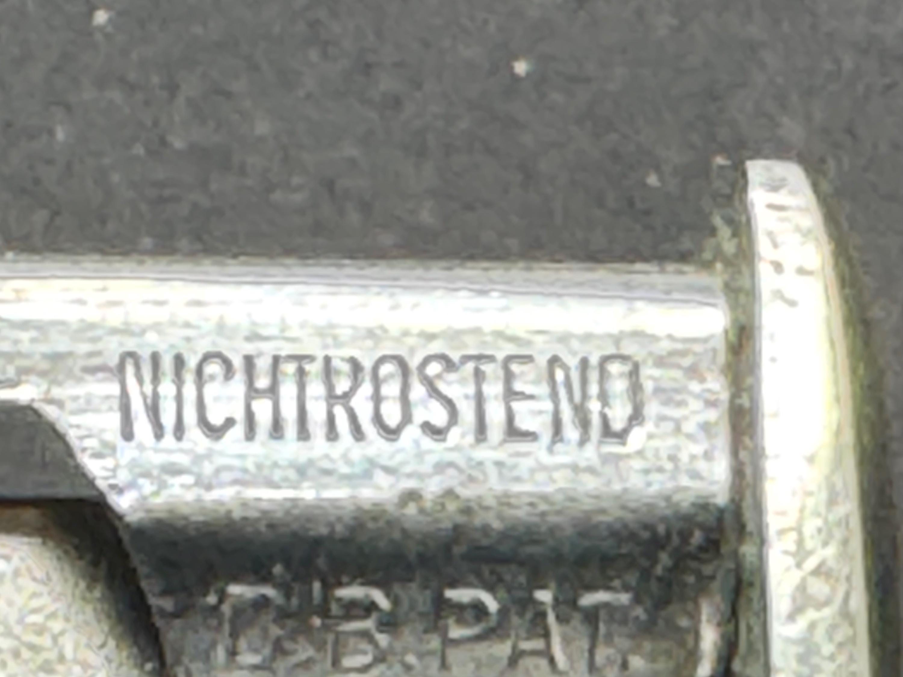 Donatus Solingen Nichtrostend D.B. Pat. 815417 Dual-Cut Cigar Cutter, circa 1951 6