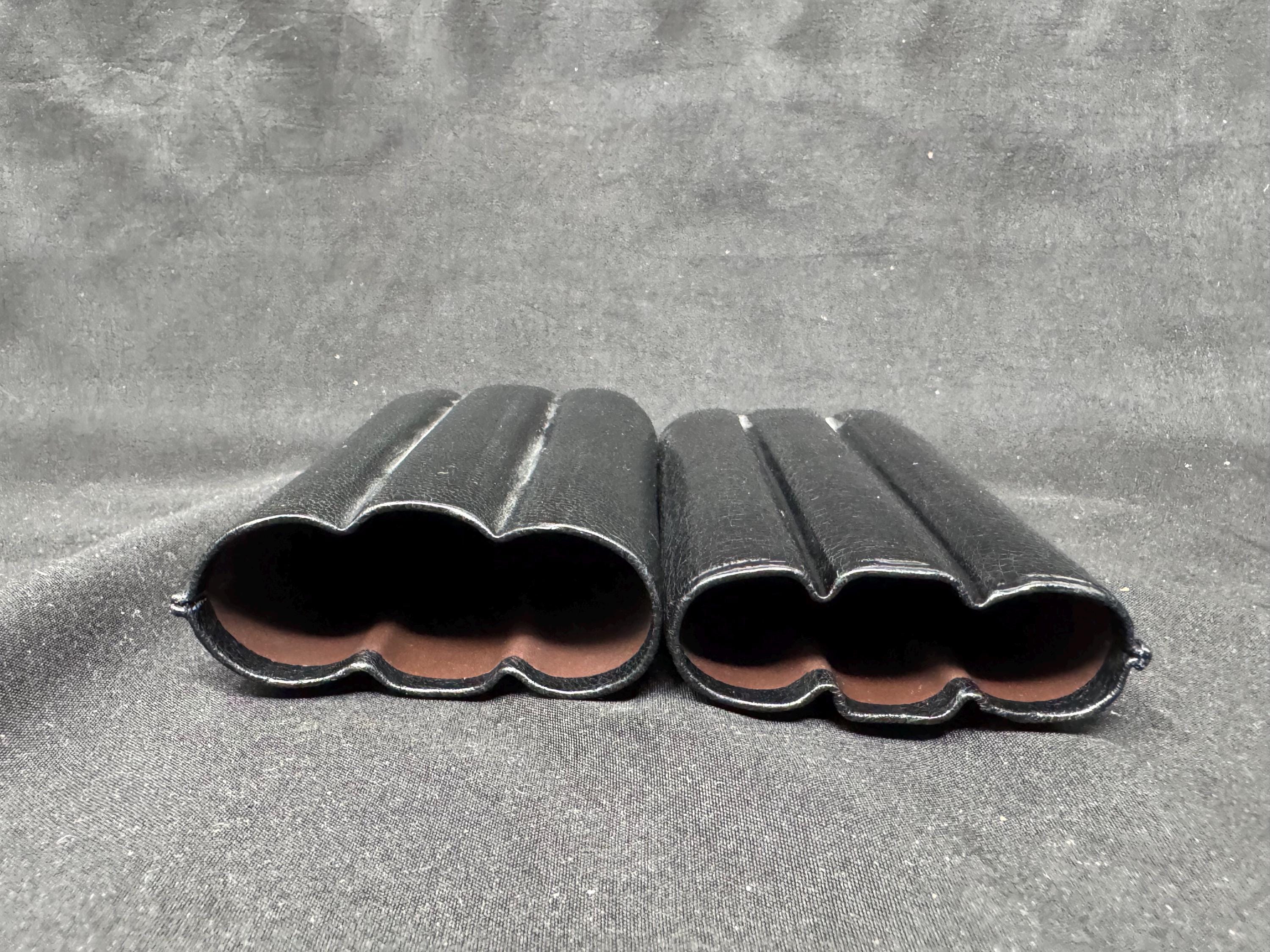 Ubrique Leather 3-Cigar Travel Case – German Bespoke Design.SKU-262 7