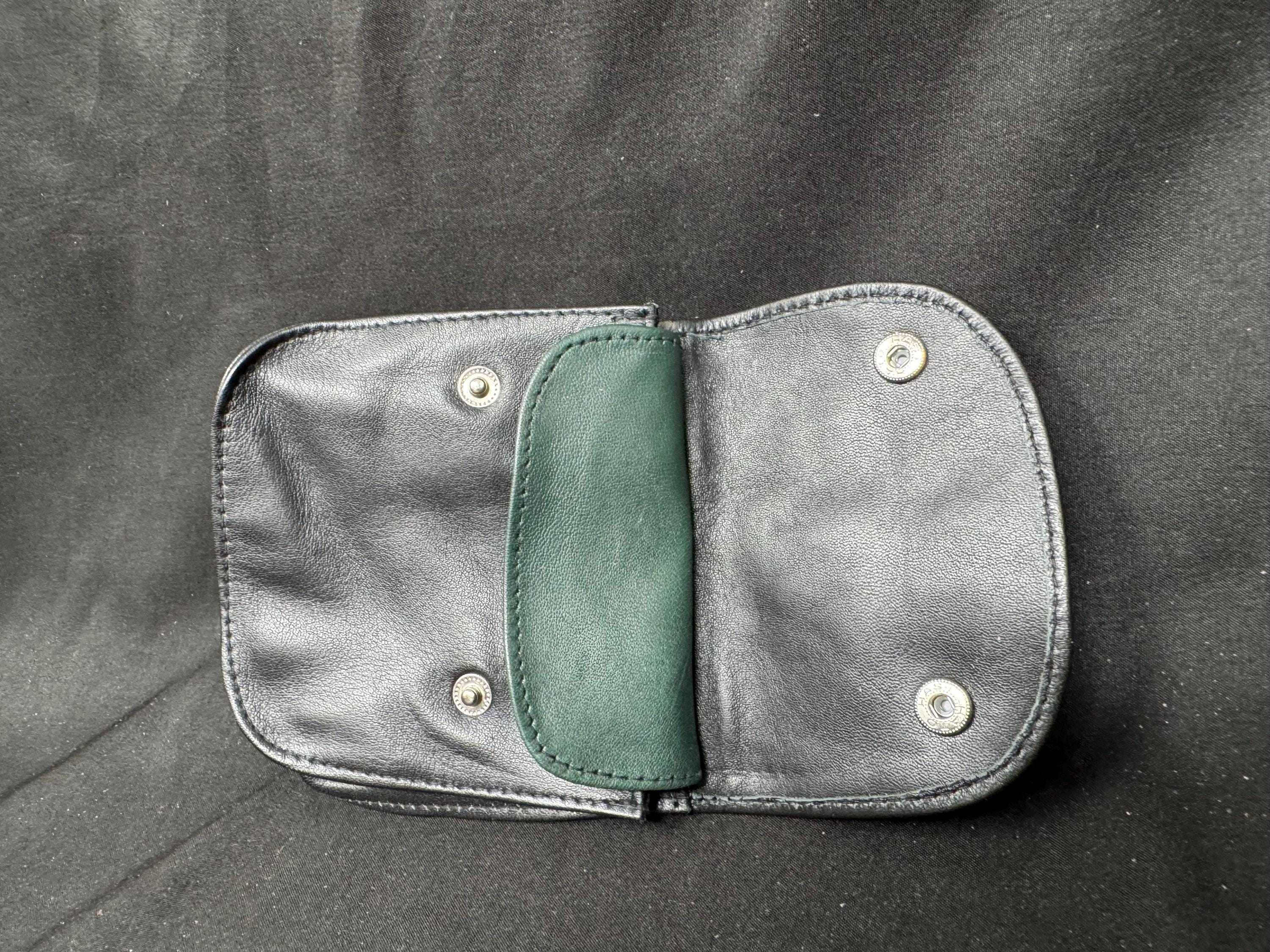 Vintage German Expandable Leather Tobacco Box, Medical Rubber Lining, Mid-Century Estate Accessory 6
