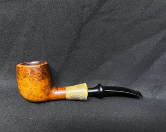 Danish Estates: Stanwell (POY) Sandblasted Cutty (1992) Tobacco Pipe.SKU-1051