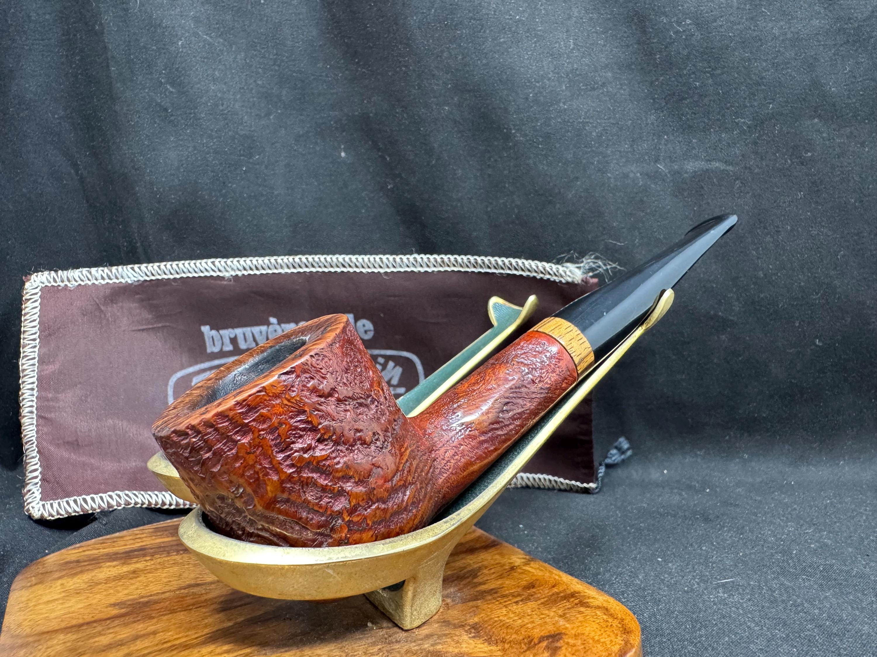 French Estate Butz Choquin JURA 1009 Sandblast Straight Billiard Pipe 7