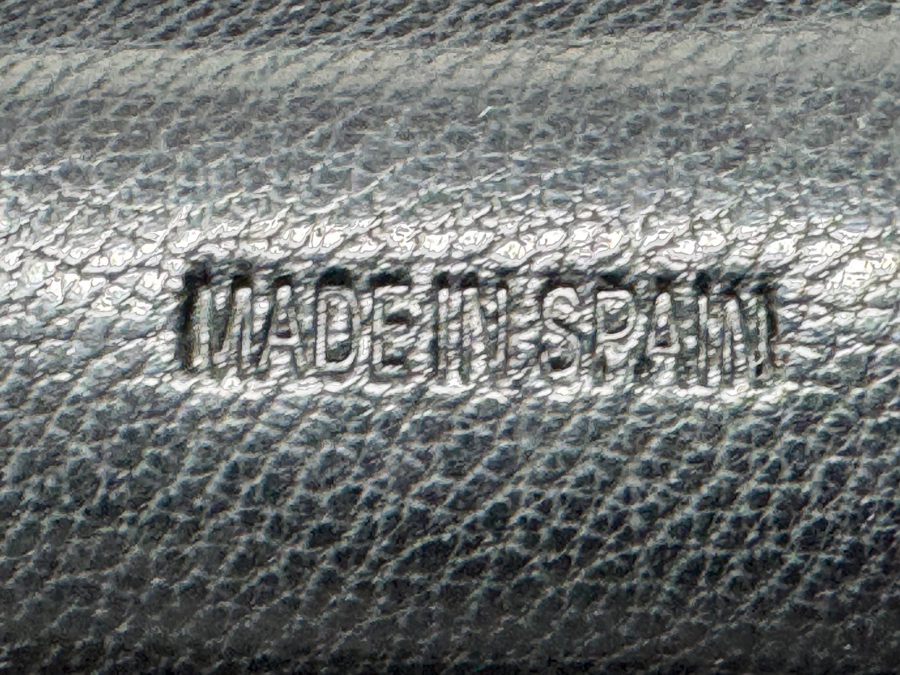 Unmarked Spanish Hard Leather One-Cigar Case, German Spec, Ubrique c.1980s-2000s 5