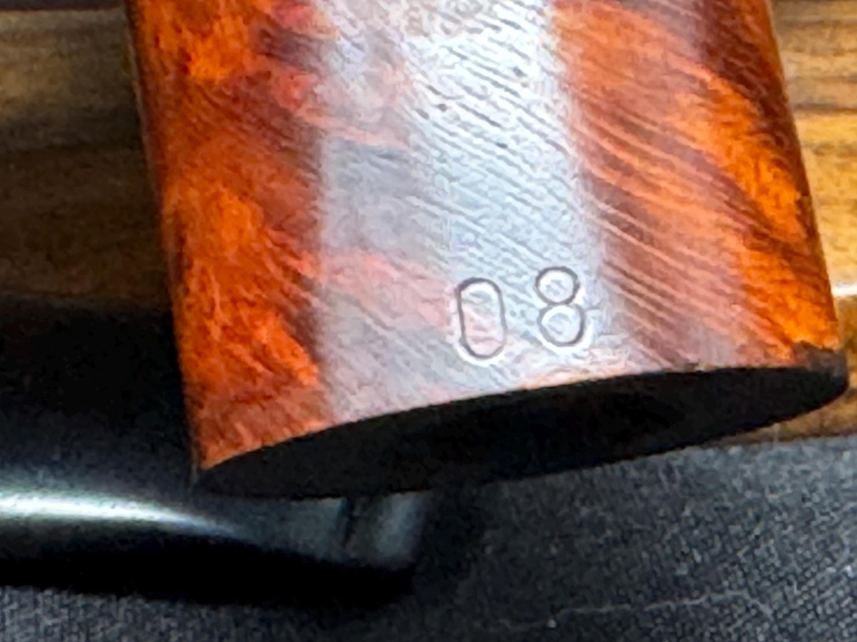 Erik Nordings 08 Smooth Brandy Pot - Danish Estate Pipe, Vertical Grain 5