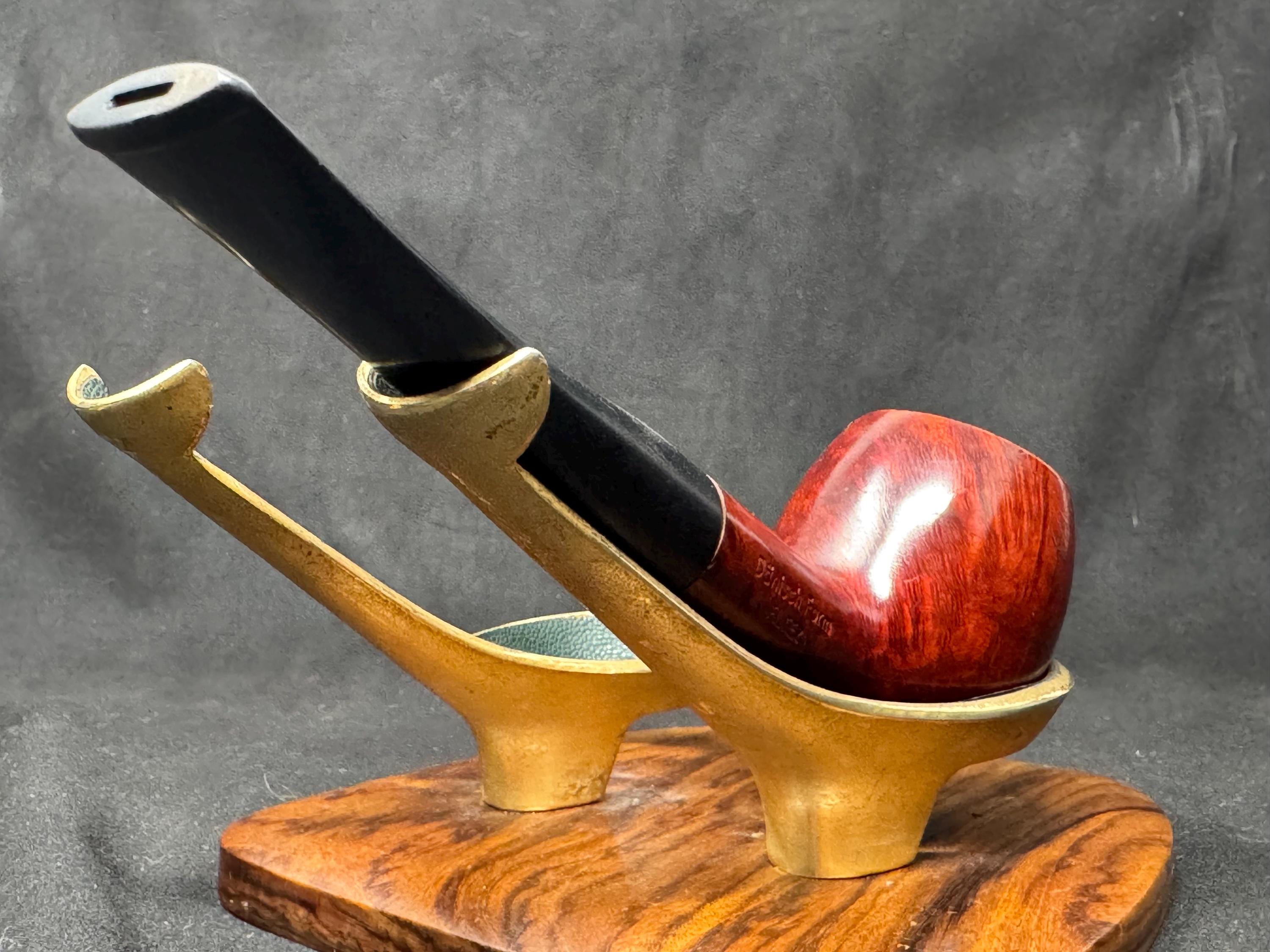 Portland Model 418 Smooth Straight Apple Pipe, Danish Style, 9mm Filter - Excellent 5