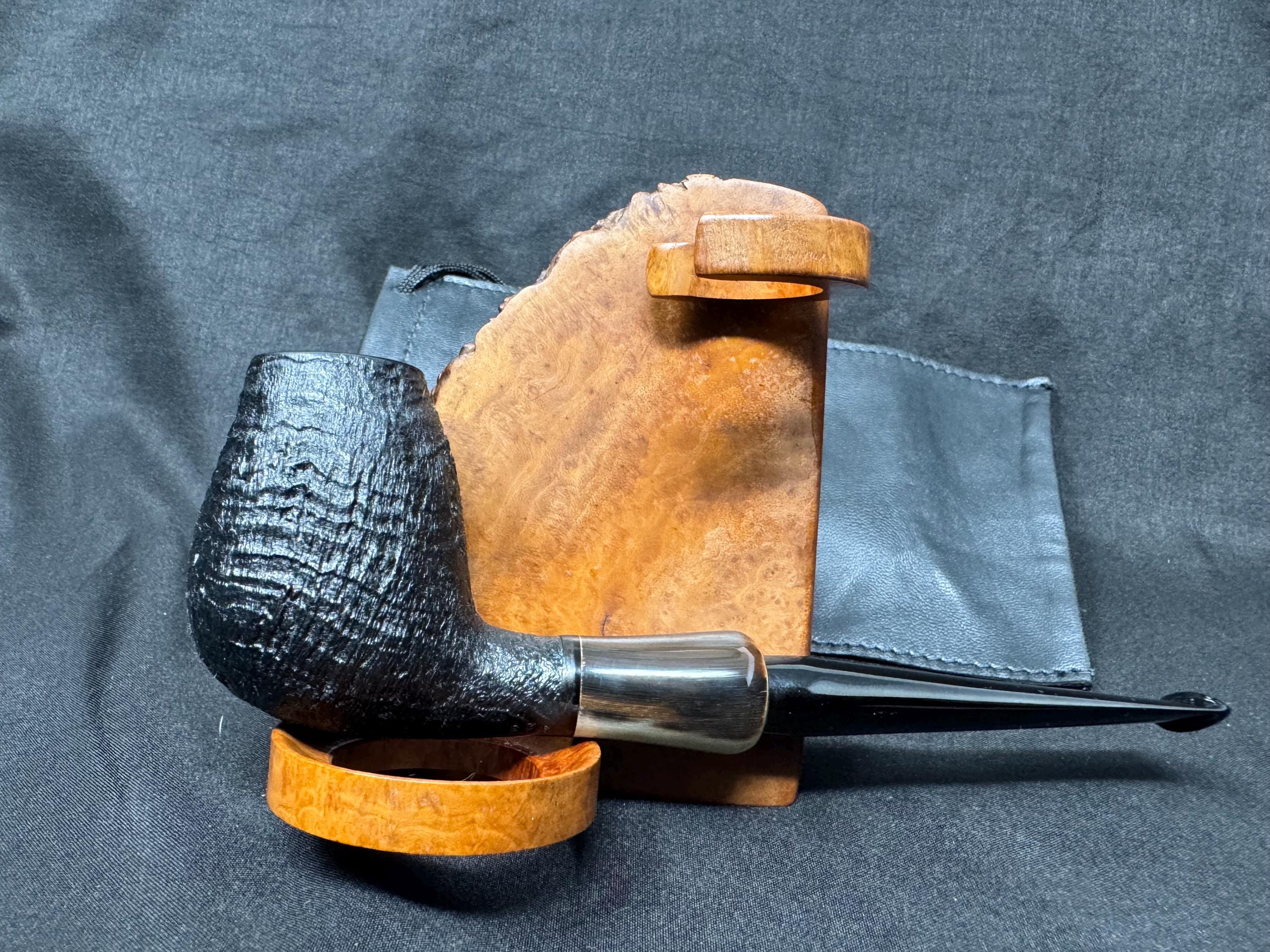 Jurgen Moritz Freehand 323 Sandblast Egg - German Artisan Collector Grade