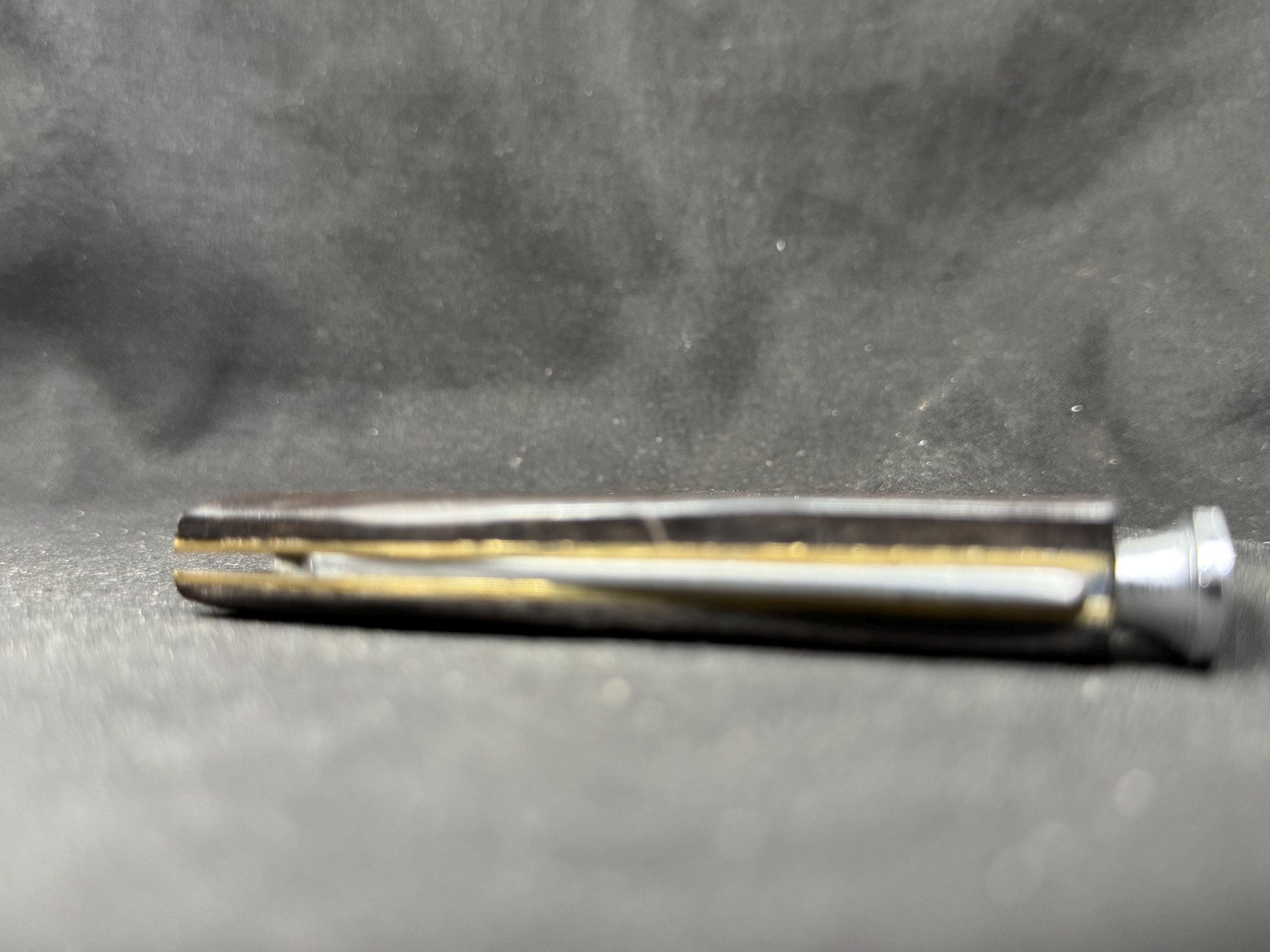 Vintage Modernist Three-in-One Pipe Tool | Black Acrylic | 4 inch Tamper Reamer 9