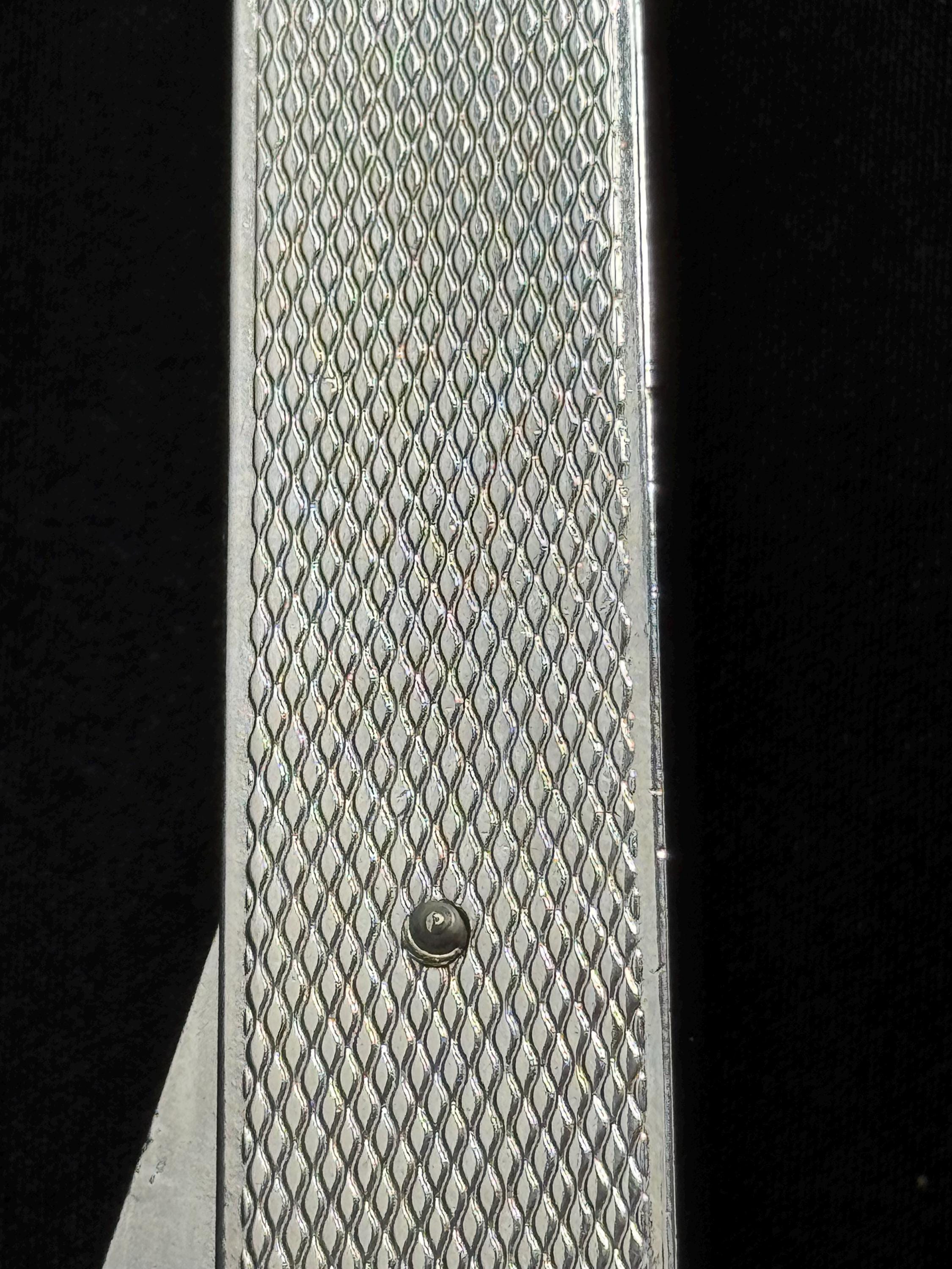 CTS Wolfertz Solingen V-Cut Cigar Cutter, Gold-Tone, Mid-Late 20th C. 7