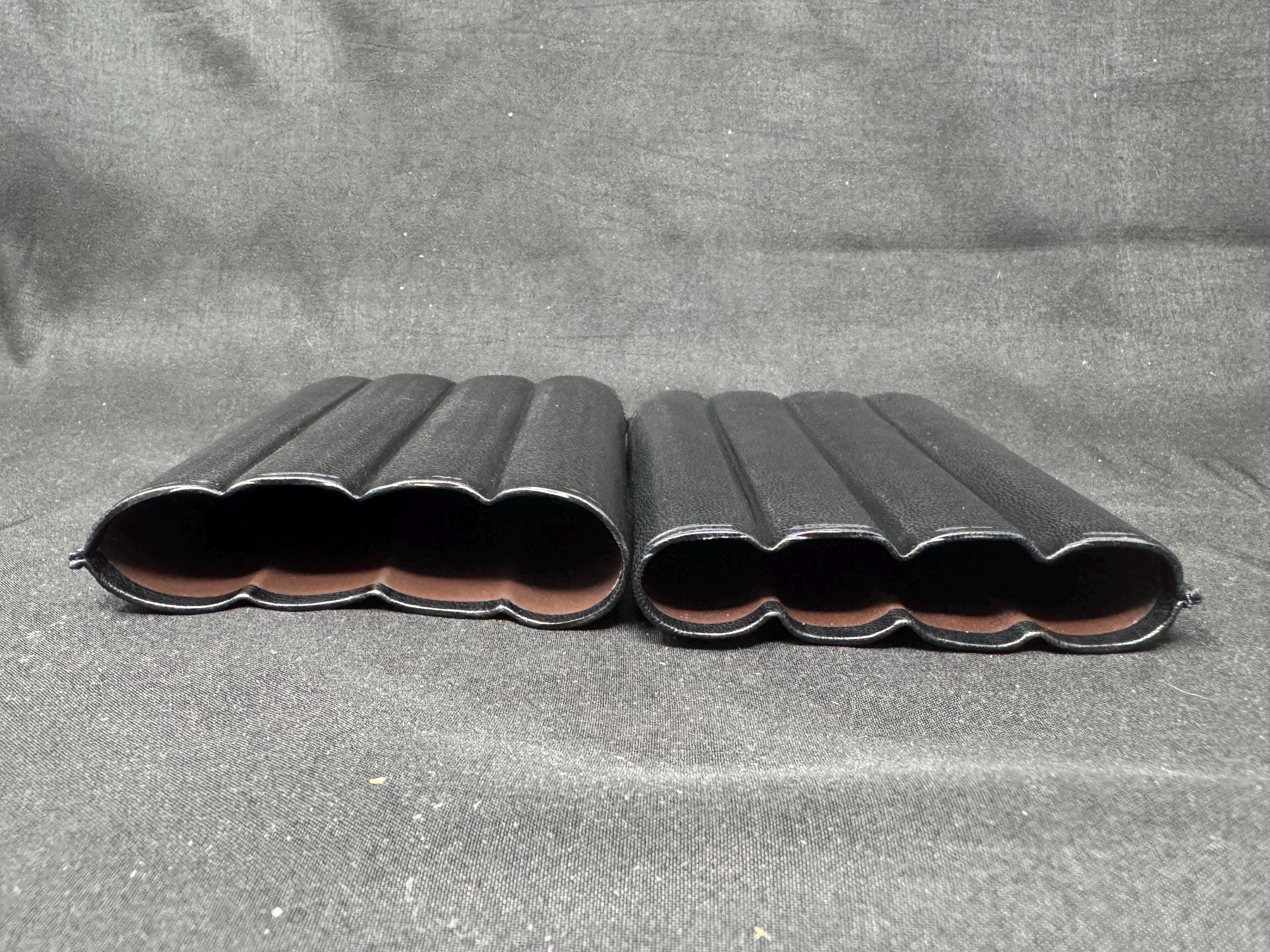 Ubrique Leather 3-Cigar Travel Case – German Spec, Spanish Made.5.5”x3.5”x1”SKU-390 4