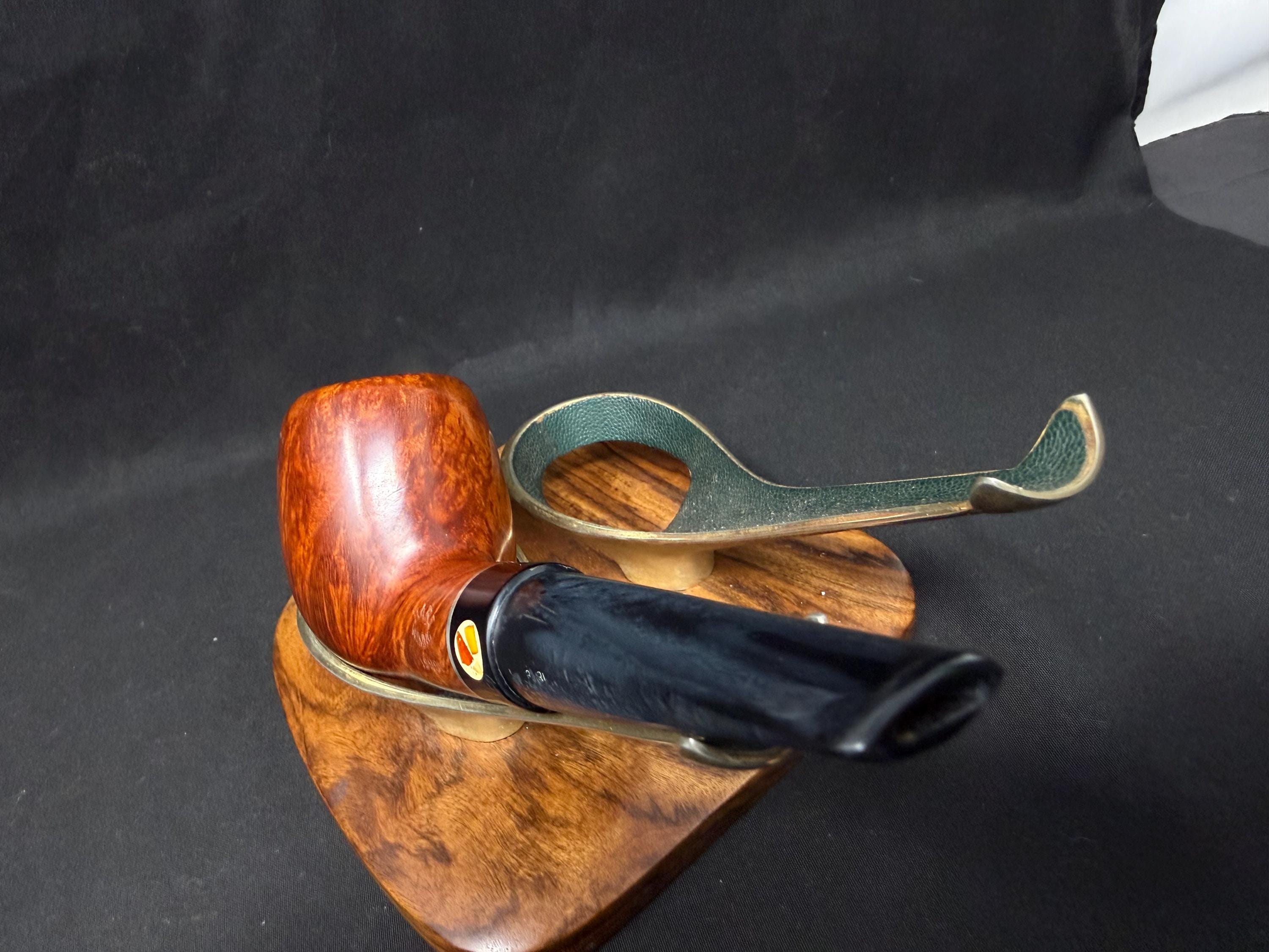 Bari Winking 1999 Pipe of the Year First Logo Army Mount Straight Billiard 10