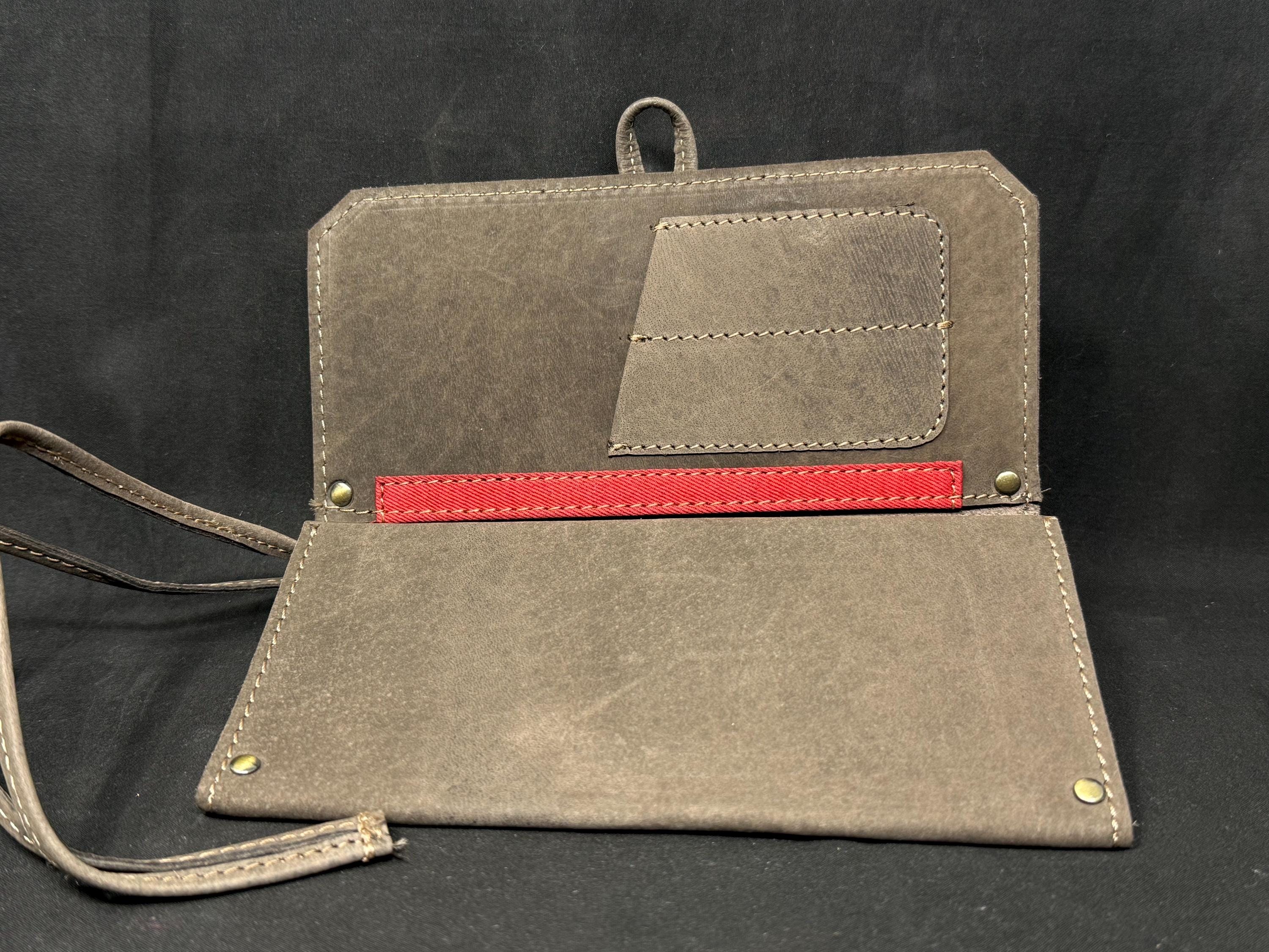 Edwardian Roll-Up Tobacco Field Pouch | Leather Travel Case | Early 1900s 10