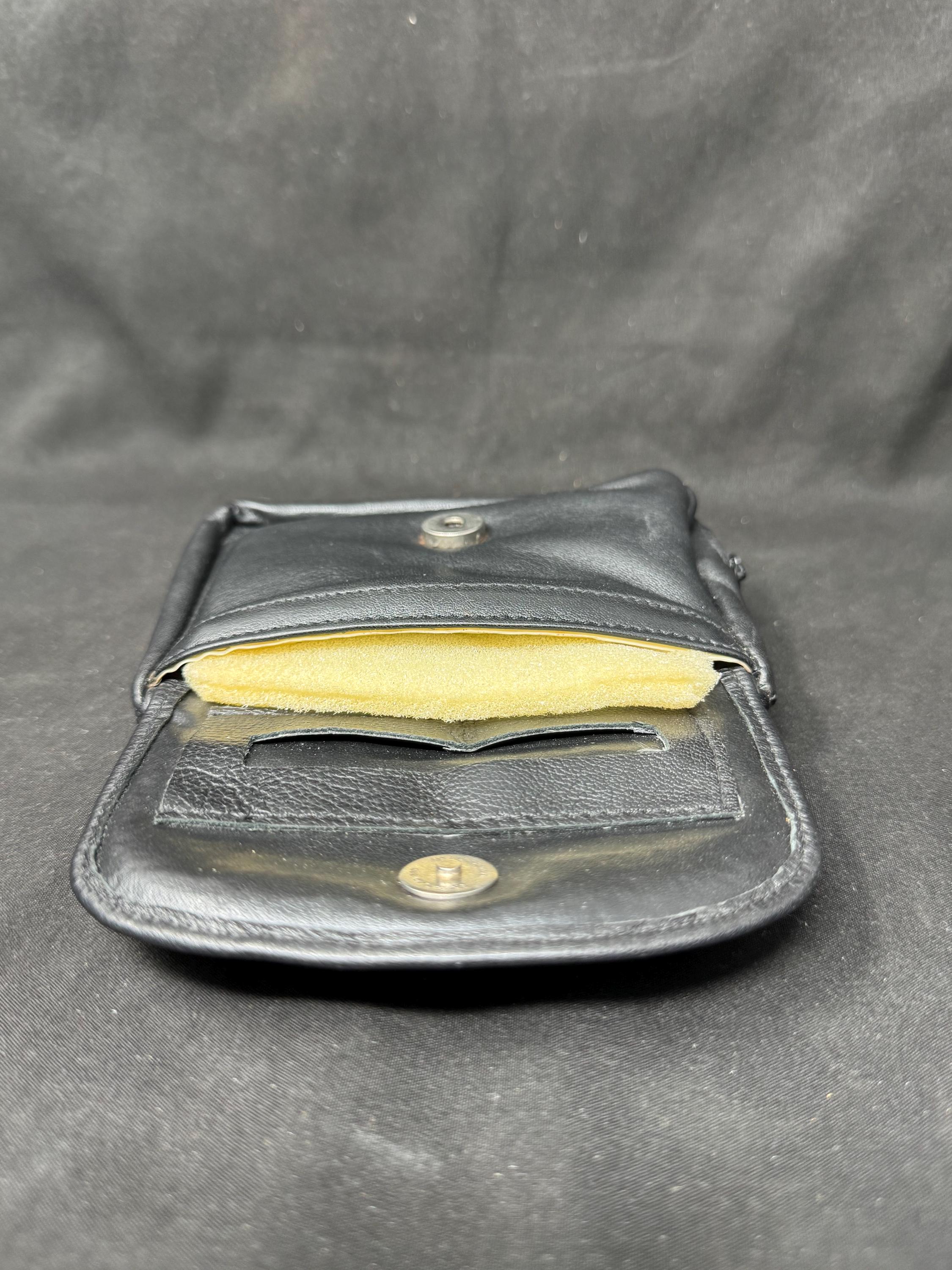 Mid-Century Leather Tobacco Pouch & Rolling Kit | Medical-Grade Lining | Travel Smoker 7