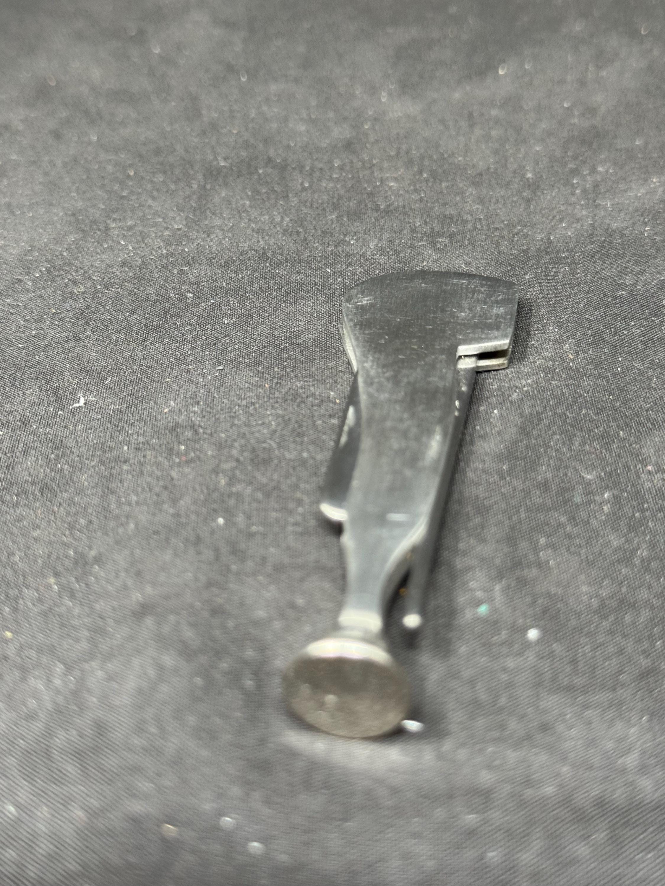 Antique Smoking PIPE TOOL c. 1900-1930 | Solid Stainless Steel Tamper, Reamer & Scraper | Pocket-Sized Collectible.SKU-302 7