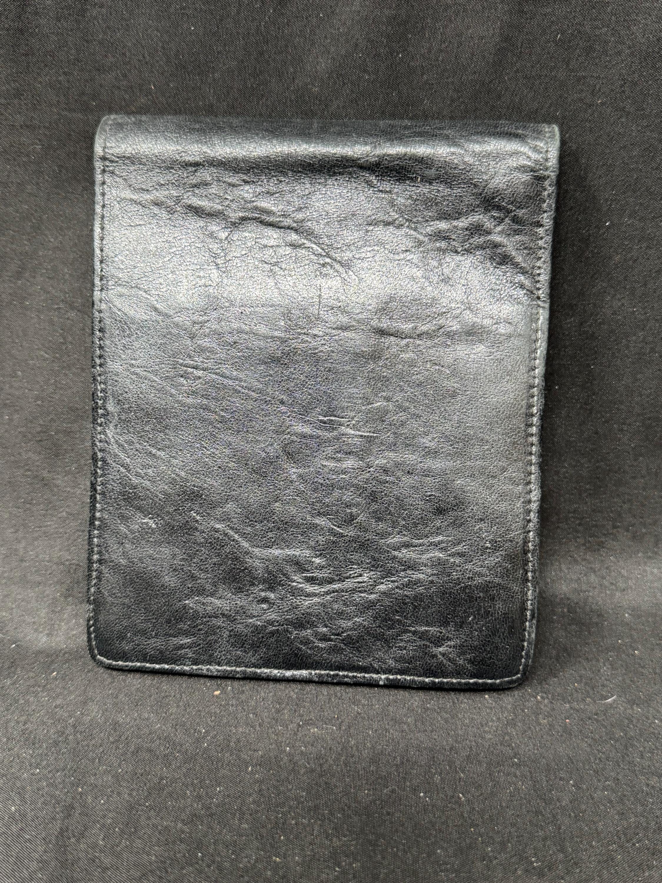 German Leather 5-Cigar Pocket Case, Minimalist Closure - Vintage NOS 2