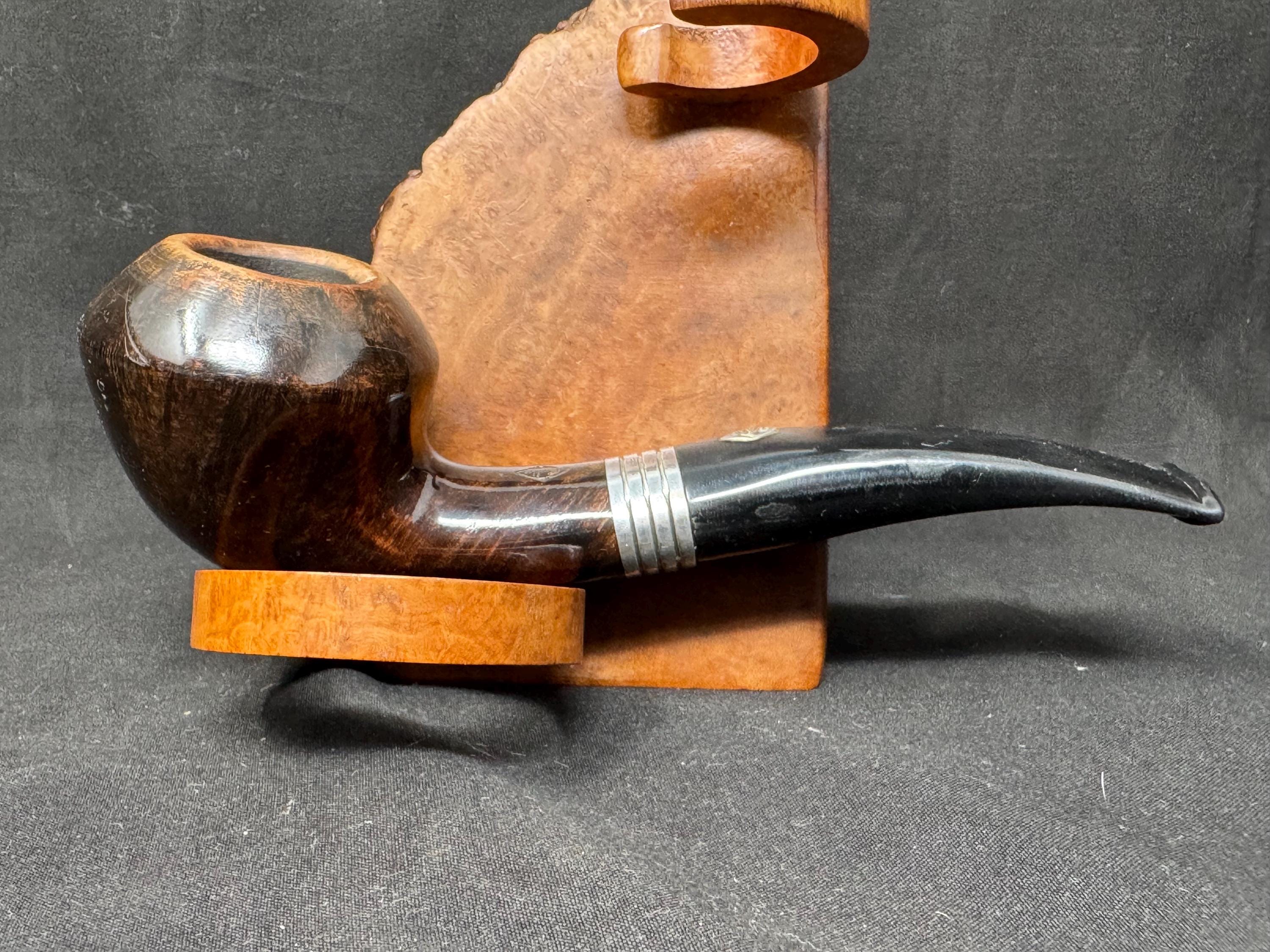 MPB Nova Pure Natural 134 Italian Estate Pipe, 1956-1968, Diamond Stem Mark 3