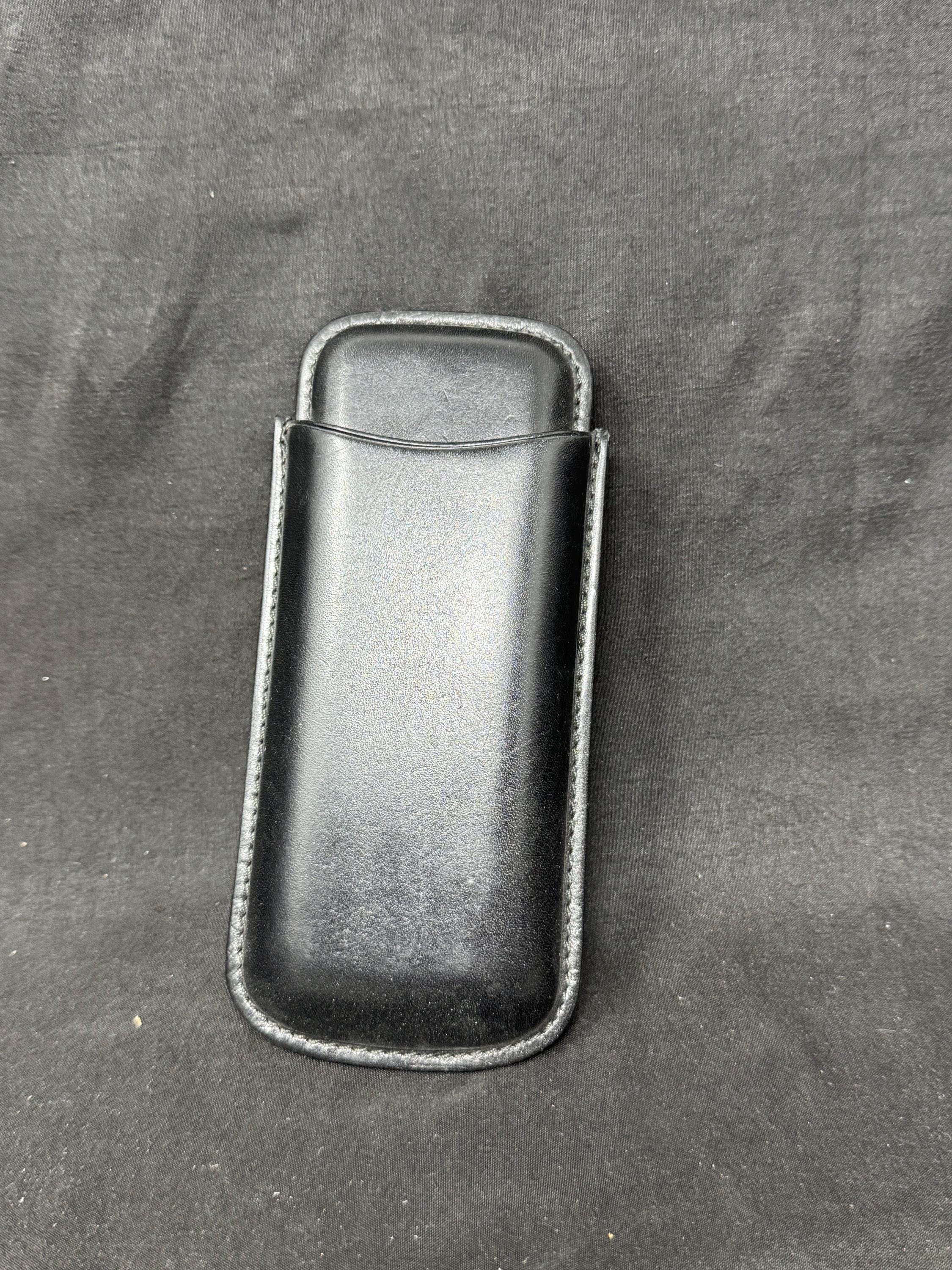 Museum-Quality German Hard Leather Cigar/Pipe Travel Case | Anonymous Atelier, Circa Mid-20th Century.SKU-273