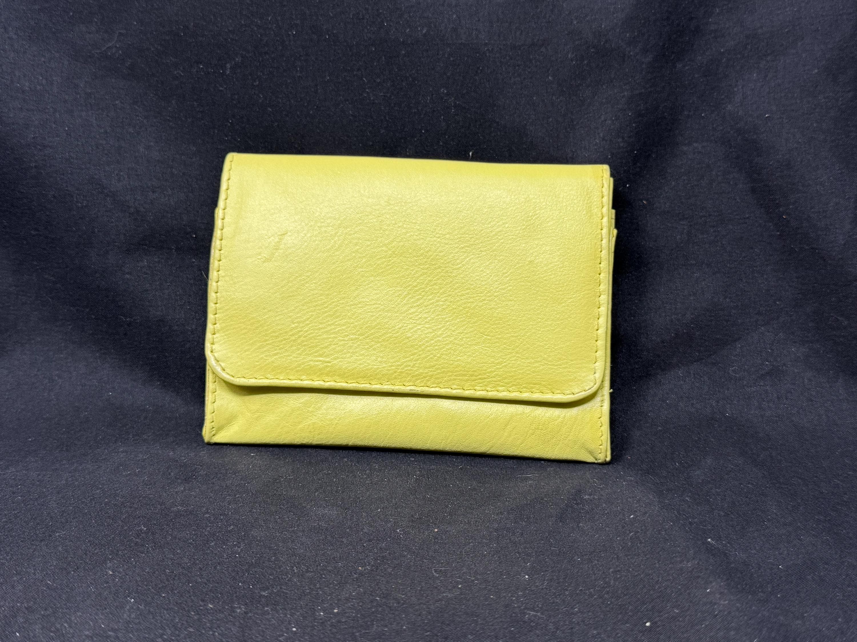 German Expandable 'Magic Box' Leather Tobacco Pouch | Medical Rubber Lined, NOS