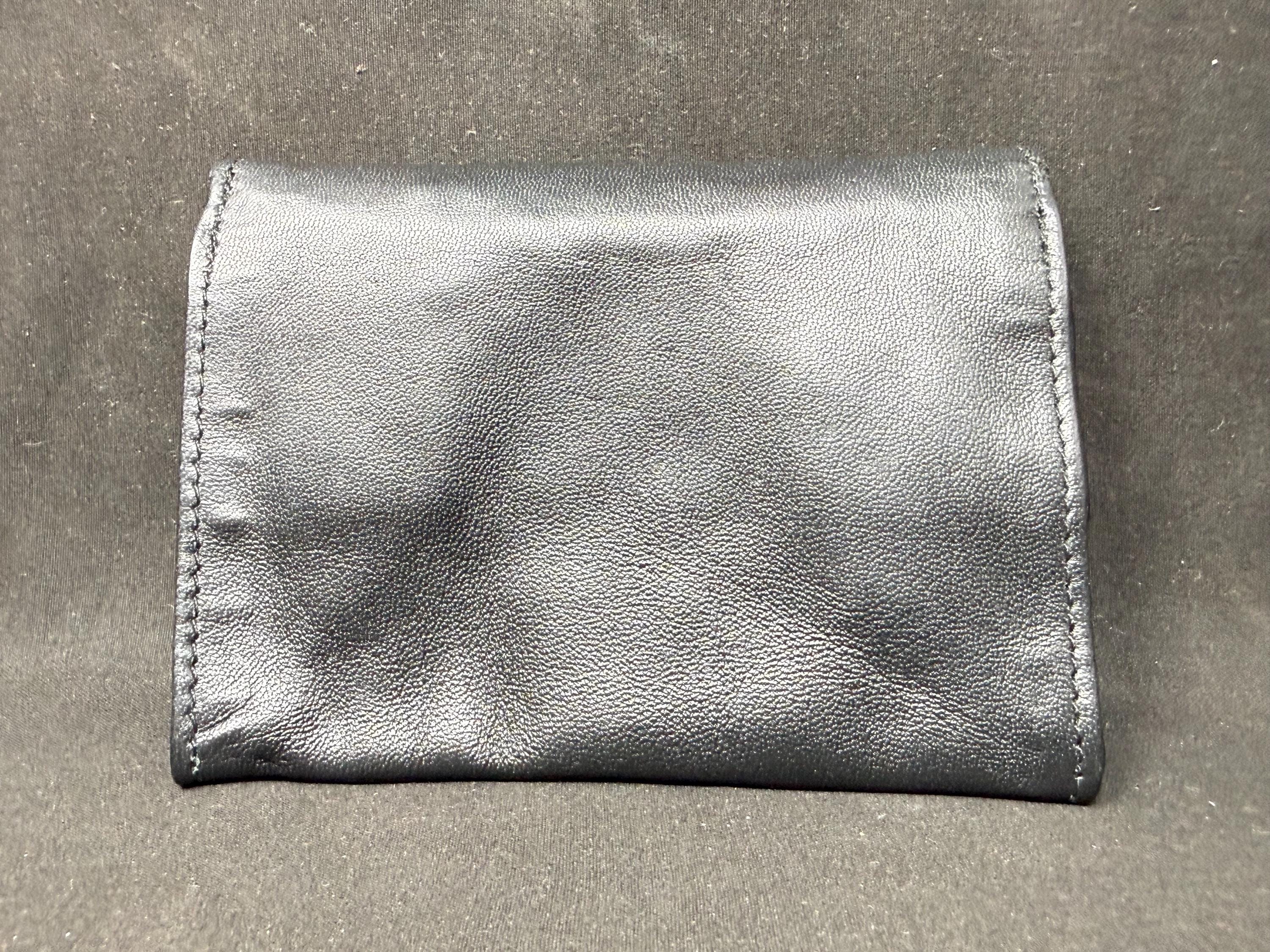 German Expandable Leather Tobacco Pouch | Medical-Grade Rubber Lined Magic Box, NOS 6