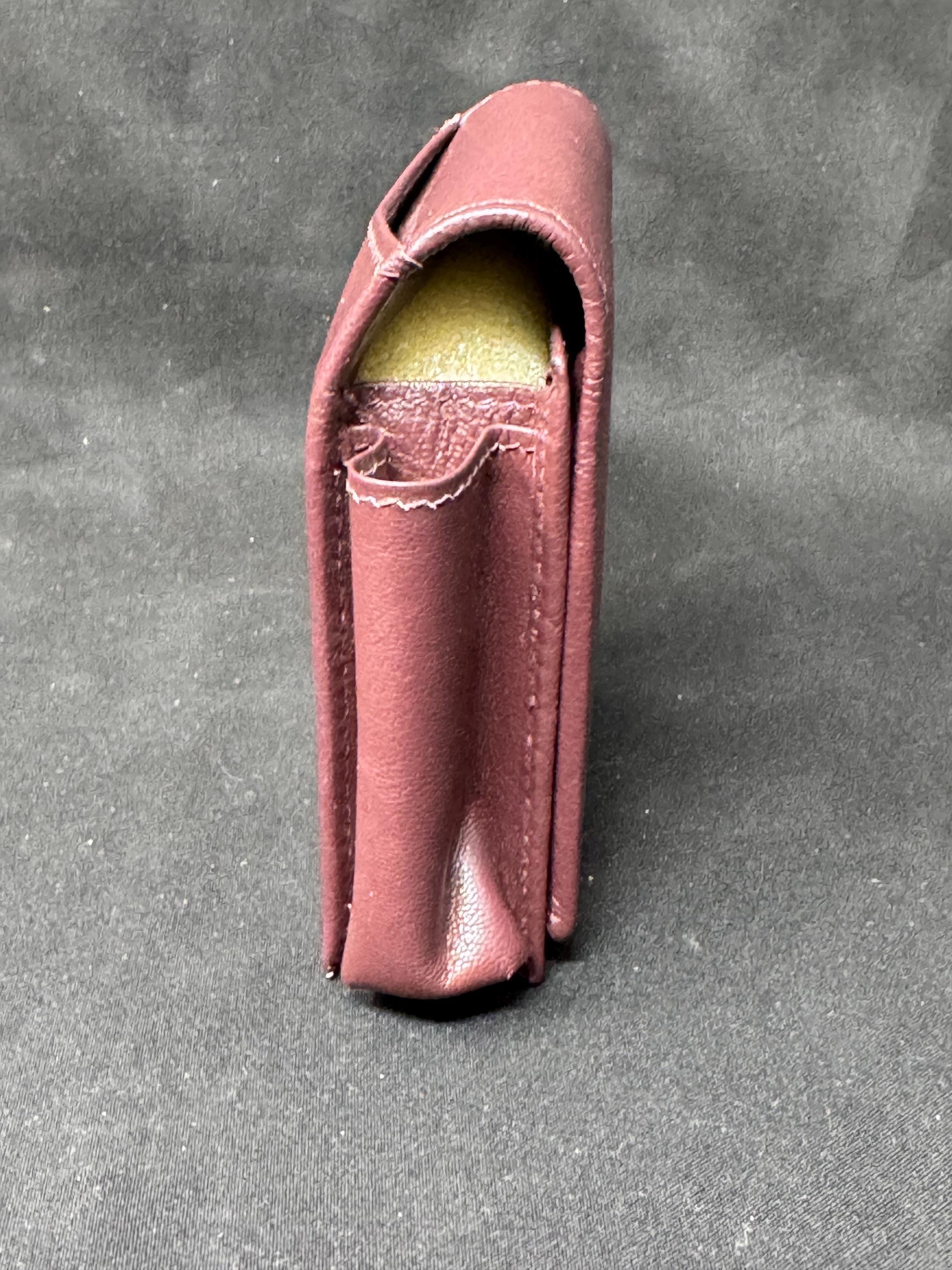 Vintage German Leather Cigarette & Lighter Case Set - NOS - SKU-026 4