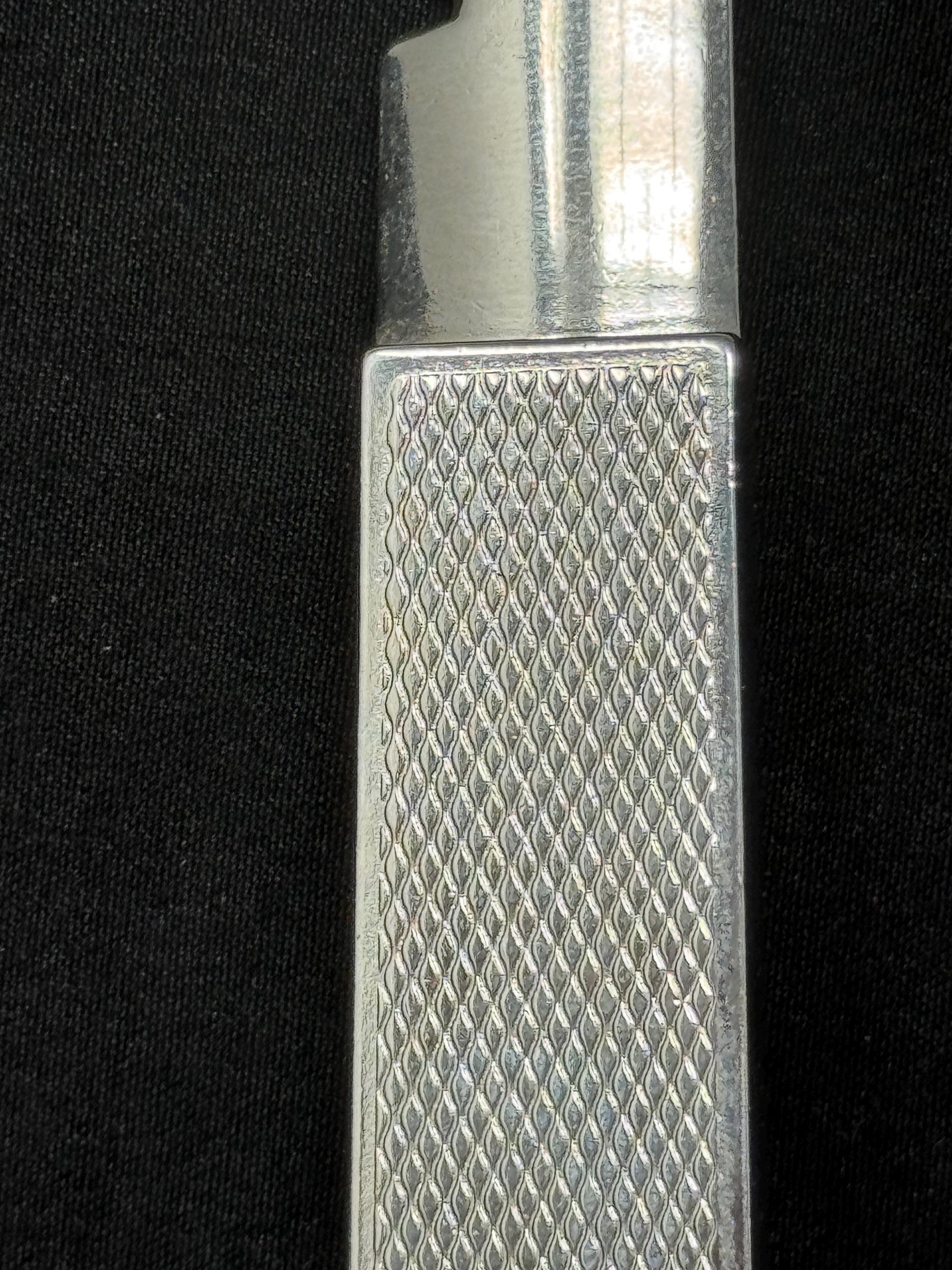CTS Wolfertz Solingen V-Cut Cigar Cutter, Gold-Tone, Mid-Late 20th C. 8
