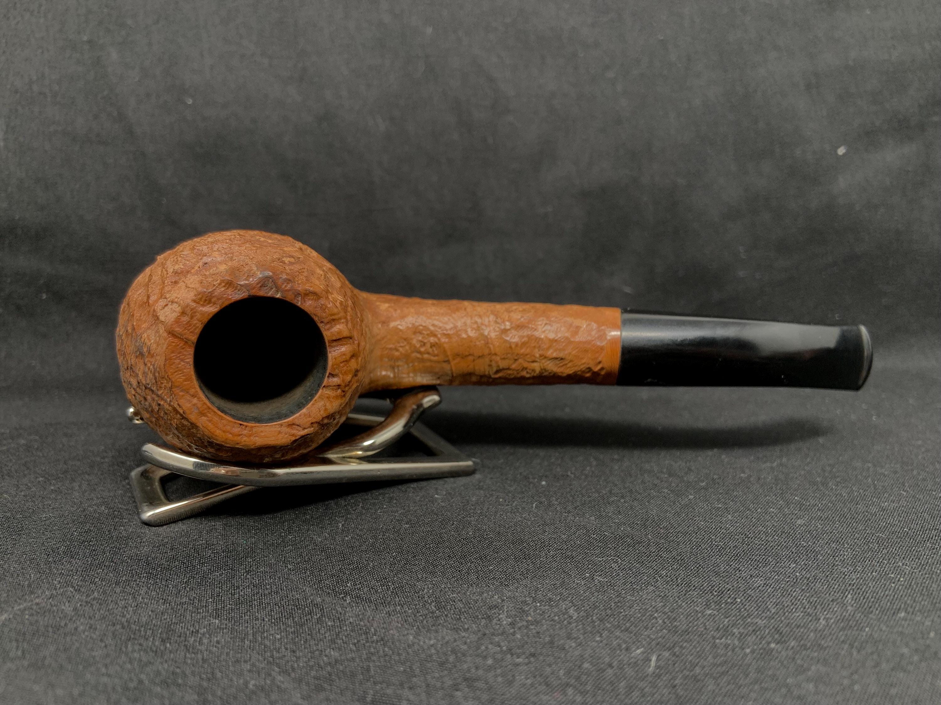 Peter Heinrichs Bent Sandblast Apple 9mm Filter Estate Pipe, London 3