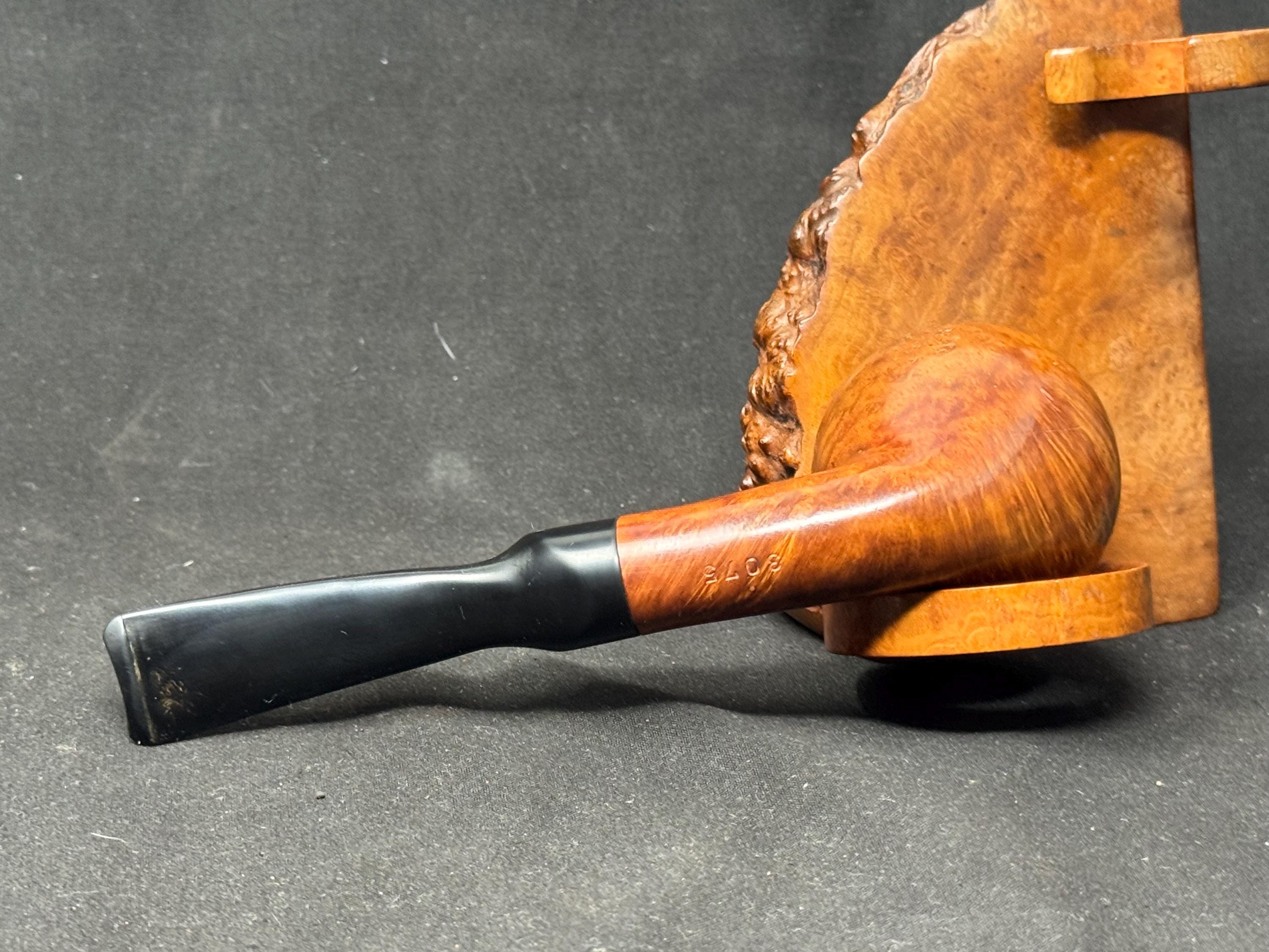 Vauen Luxus 3075 Smooth Bent Apple | Exceptional Bird's Eye Briar | German Estate 6