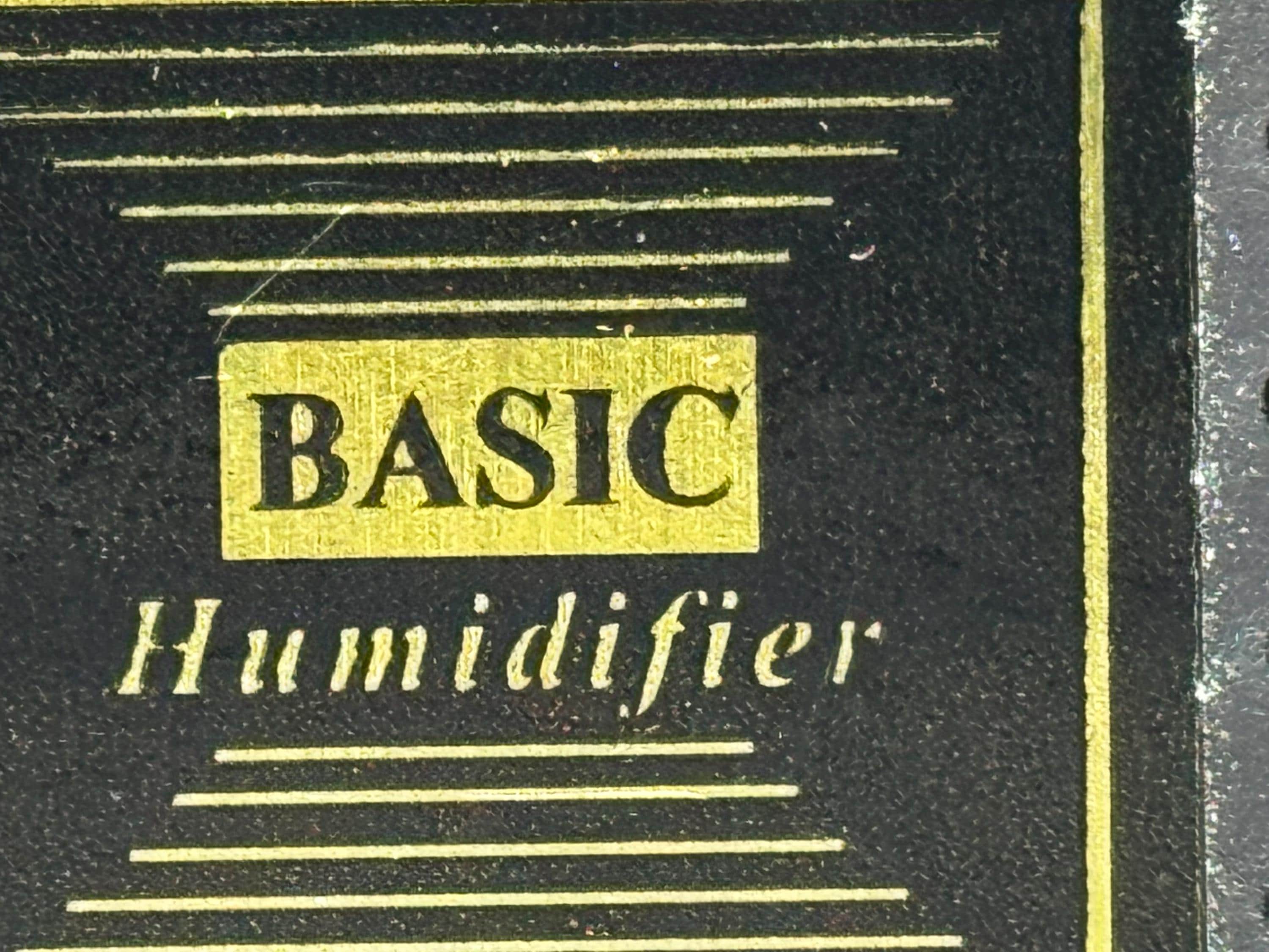 Vintage Basic Humidifier - Mid-Century Cigar Humidor Accessory, SKU-191