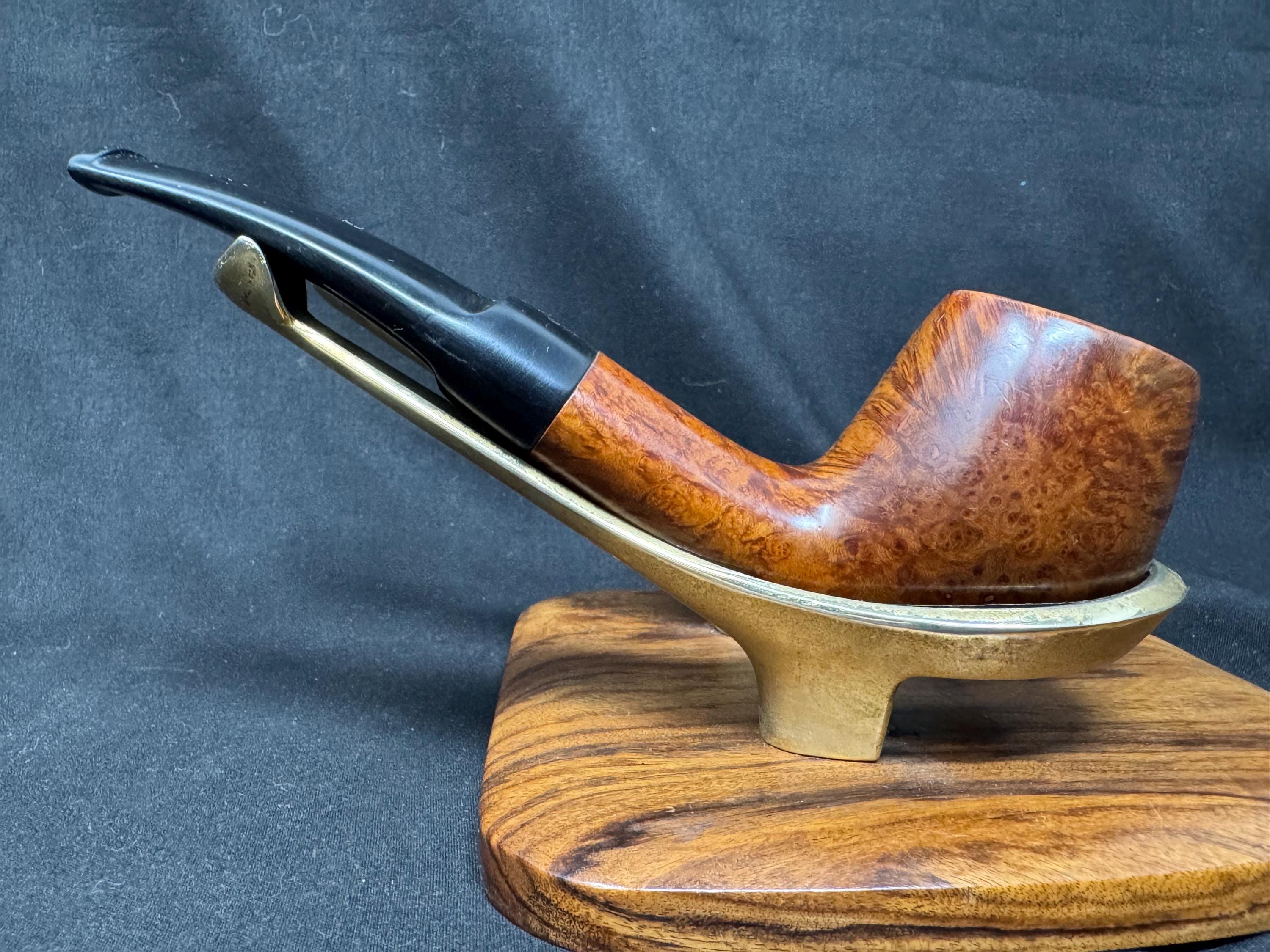 Georg Jensen Granat Grant Model 66 Smooth Bent Billiard - Danish Estate Pipe SKU-071 2