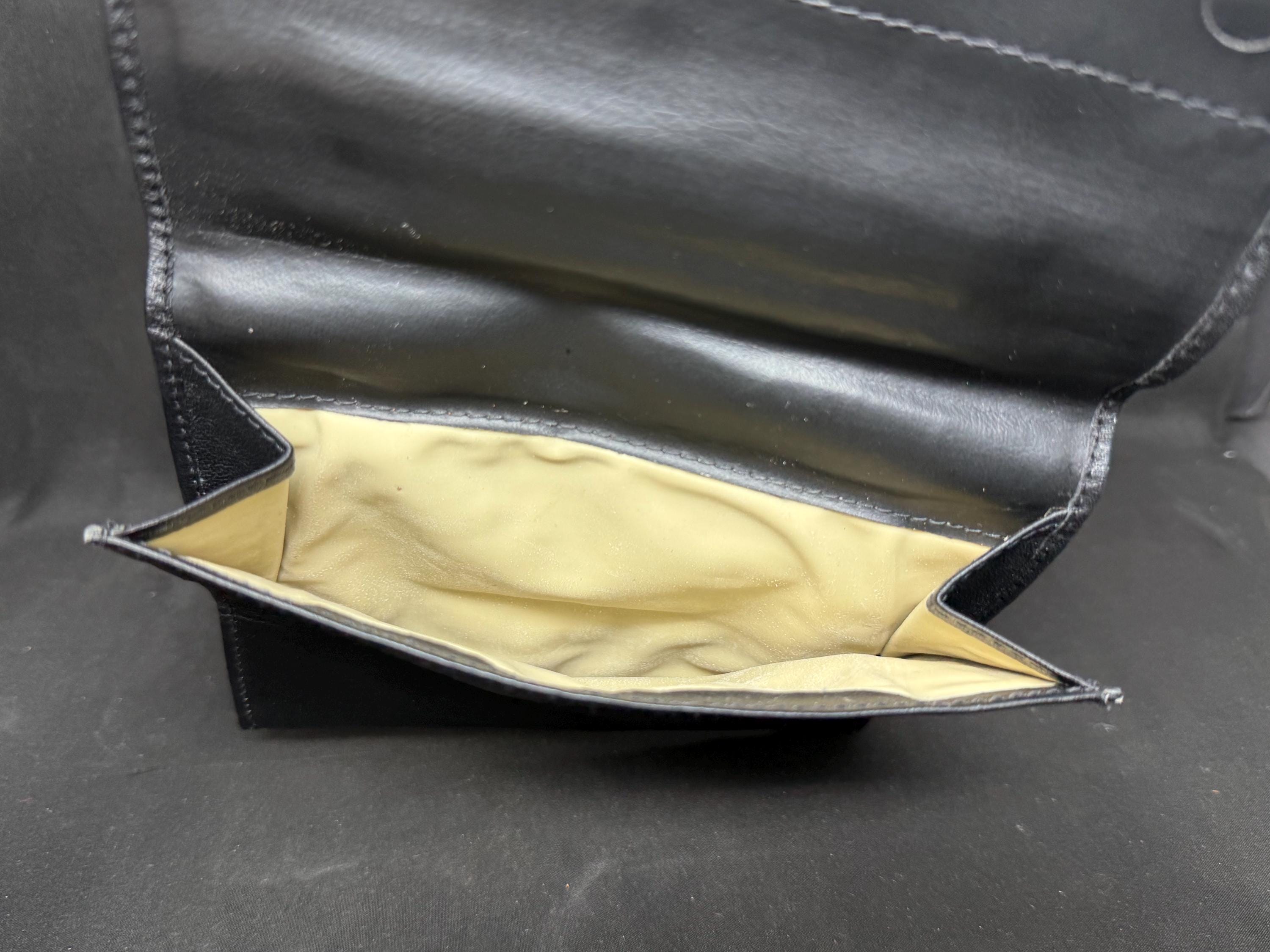 German Leather Tri-Fold Tobacco & Tool Roll | Vintage Travel Organizer | Estate Tobacconist 3