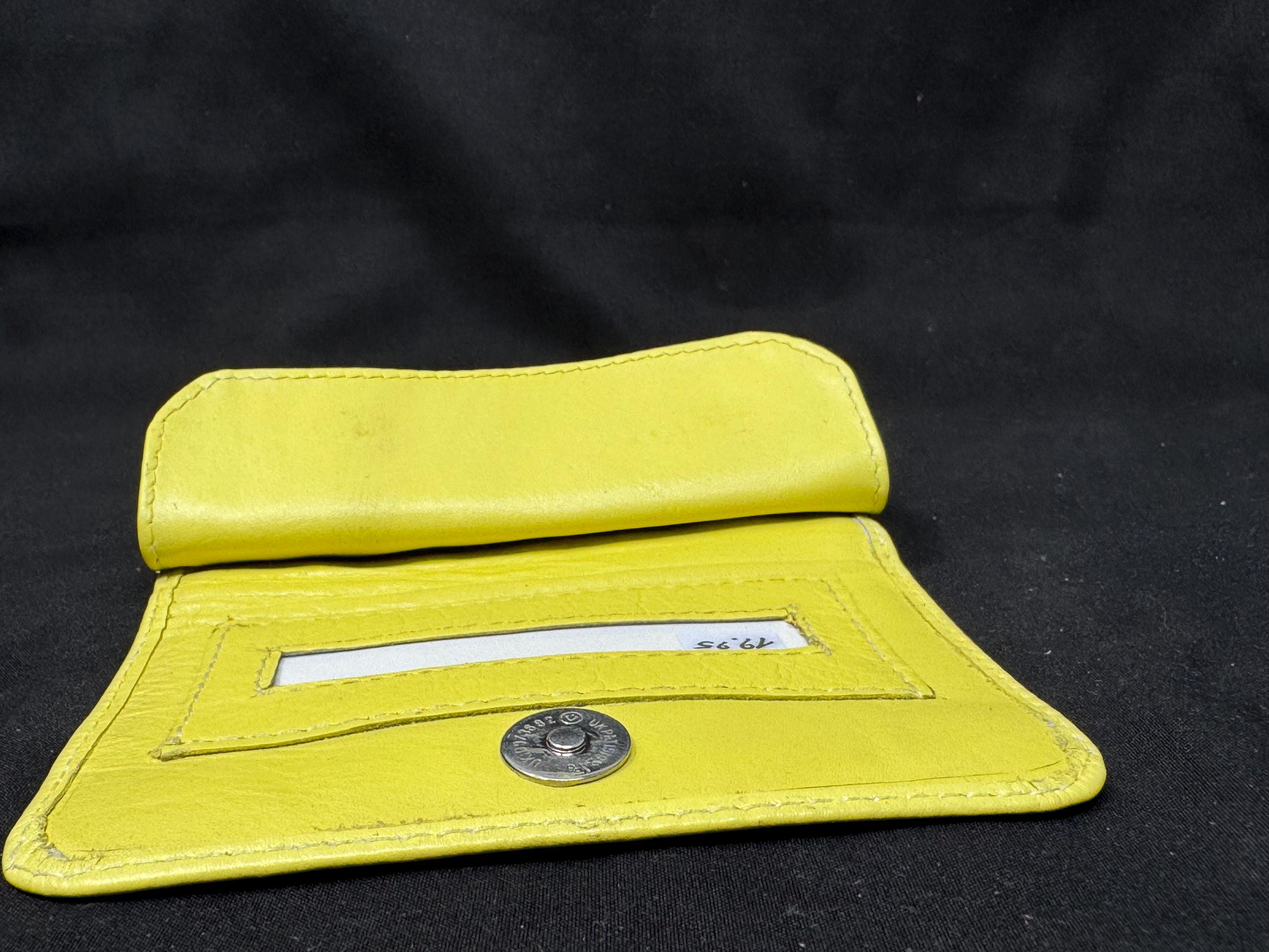 German Expandable 'Magic Box' Leather Tobacco Pouch | Medical Rubber Lined, NOS 7