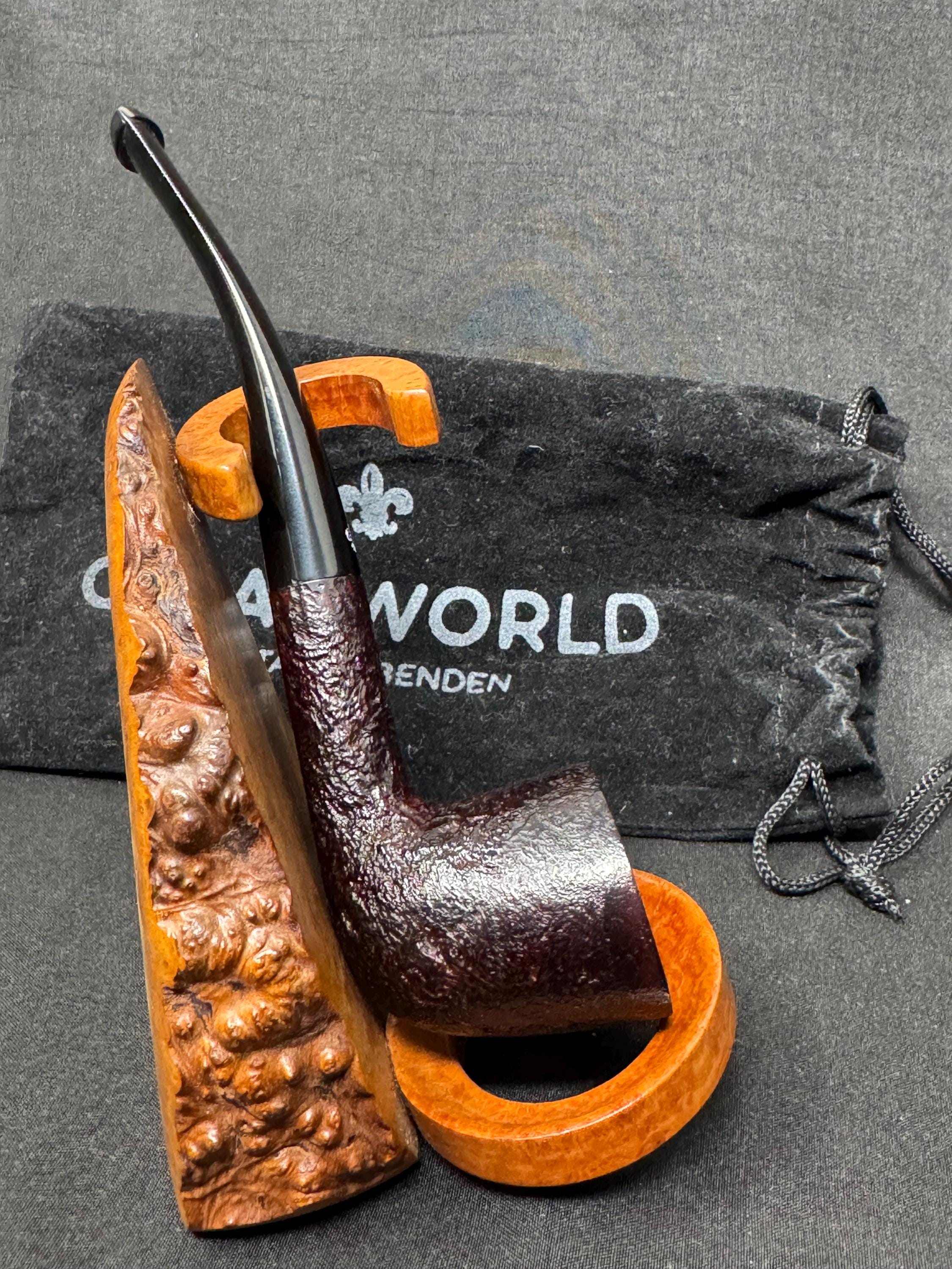 Pipe Republic Made in England Sand Modell 45 Bent Dublin Zulu - SKU-275 5