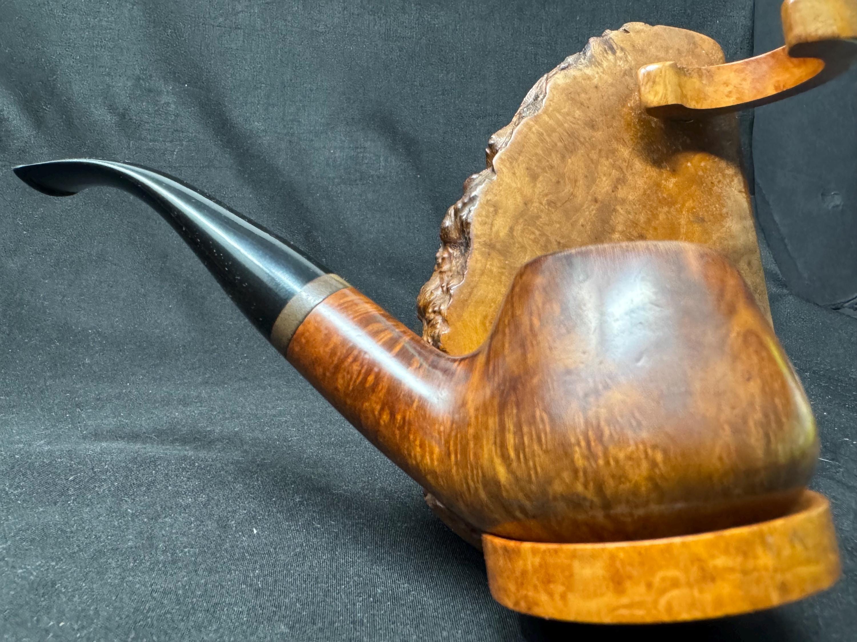 VAUEN 3239 Smooth Bent Volcano Sitter - German Museum-Grade Estate | 9mm 6