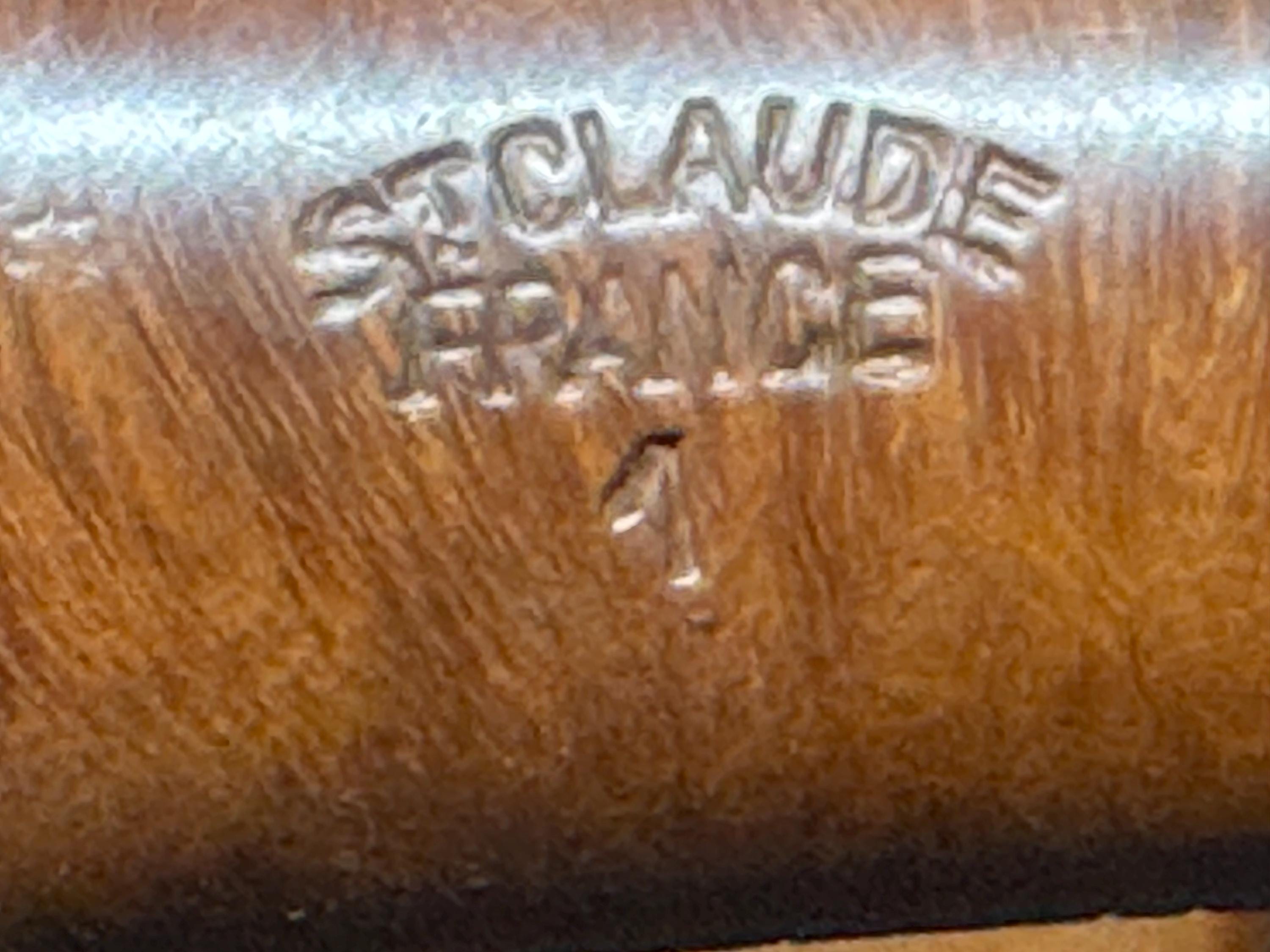 French Butz-Choquin Gentleman ROC Dinky No.1 Nosewarmer Pocket Pipe, Saint-Claude 9