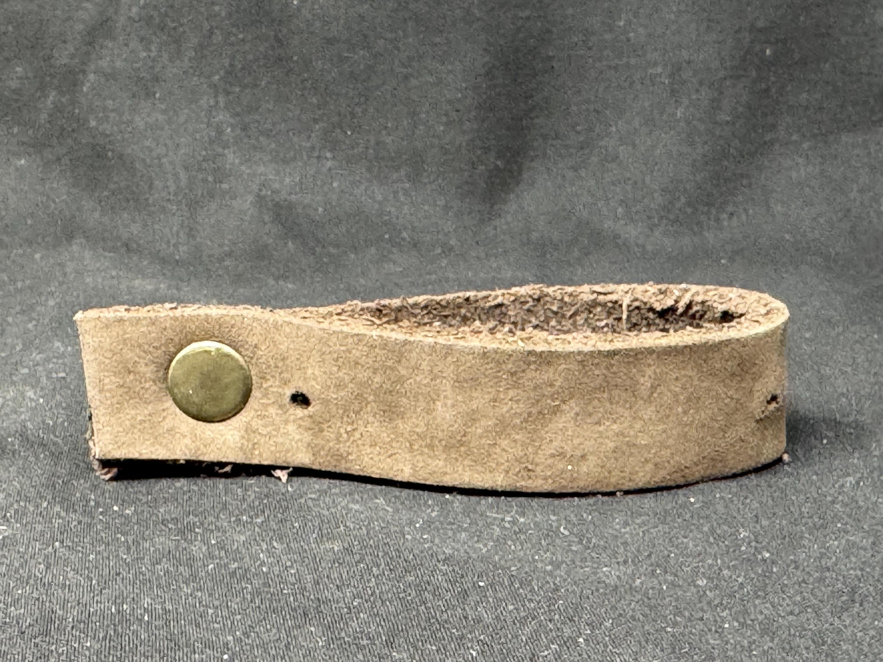 Artisan's Perch Handmade Full-Grain Distressed Leather Pipe Stand - SKU-159 4