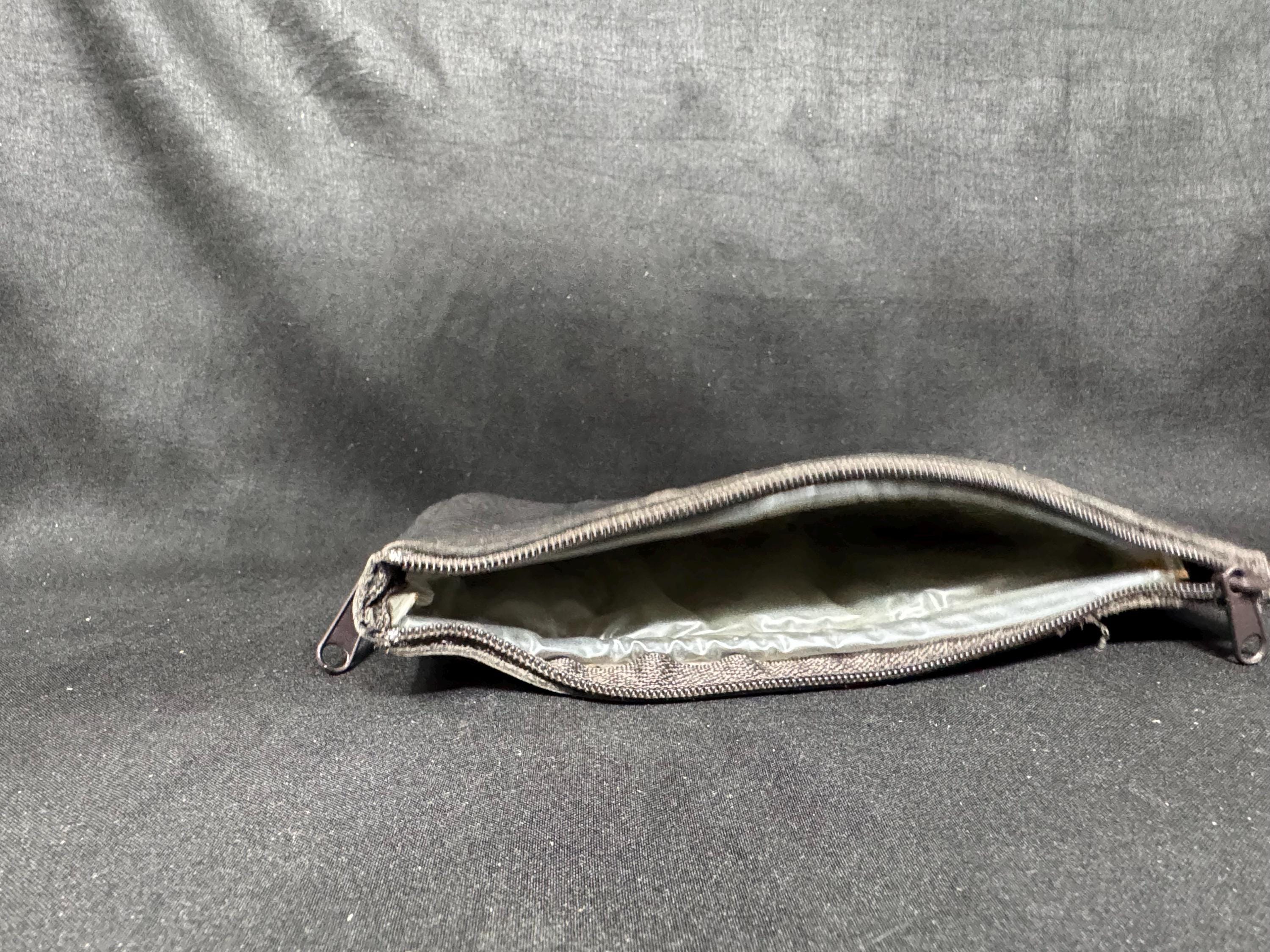 Vintage German Dual-Compartment Leather Pipe & Tobacco Pouch, NOS - 1970s-1990s 2