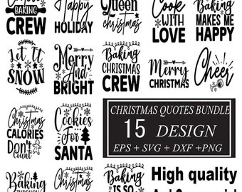 Funny Christmas SVG Bundle: Holiday Designs (Digital Download)